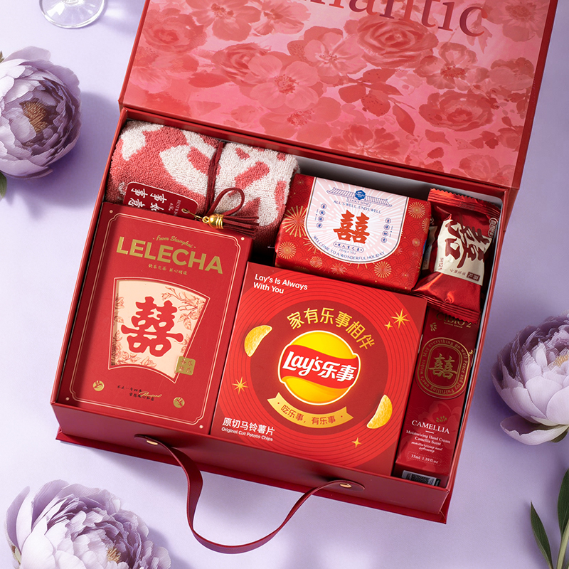 Romantic系列时尚高级感宾客回礼礼盒伴郎伴娘新婚婚礼礼物