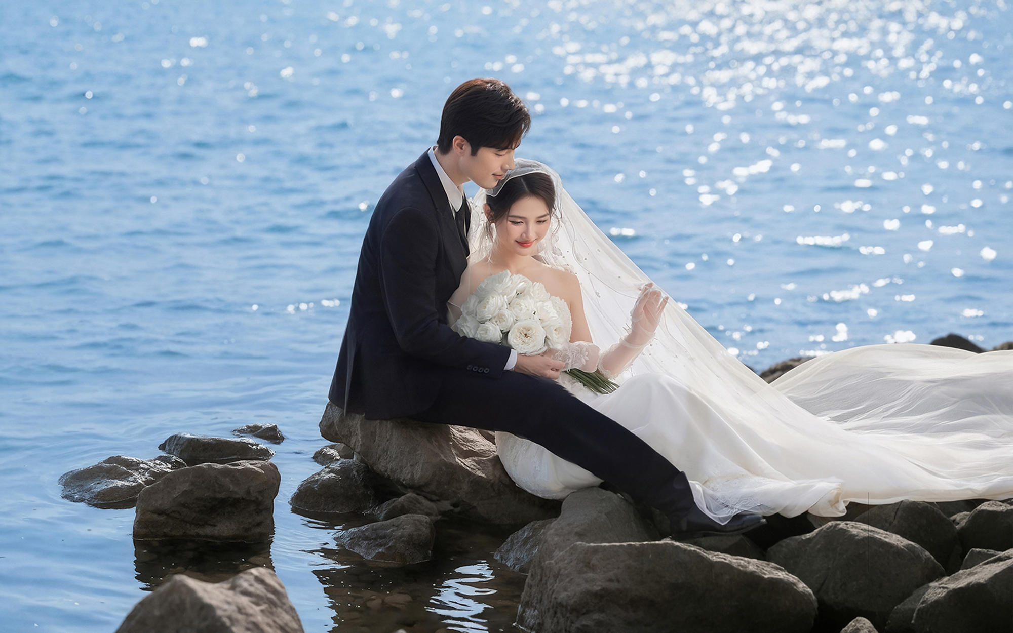 ???♀?沉入藍調夢境??把夢藏進這片藍調漣漪里