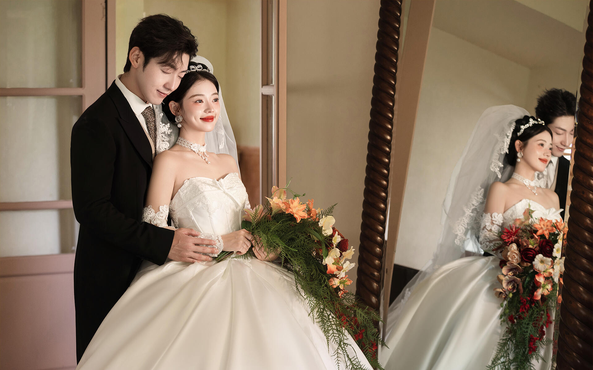 【將歐式城堡婚紗照拍成電影】