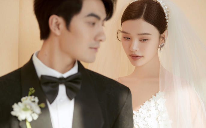 极简韩式婚纱照 ，怎么都看不腻的婚纱照