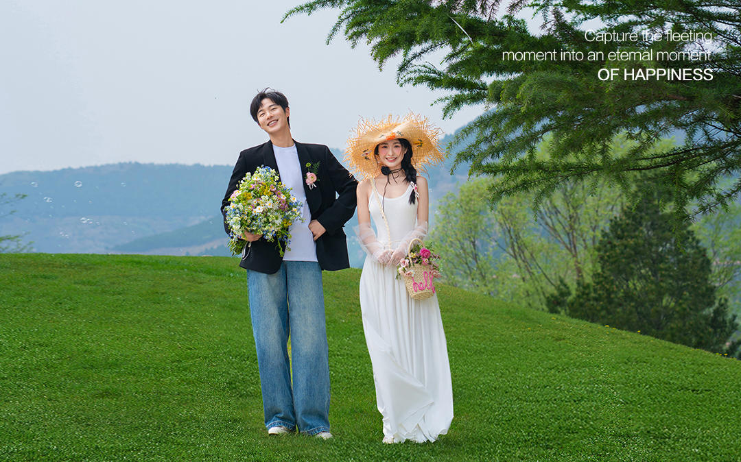 森系草坪，定格温柔爱情瞬间