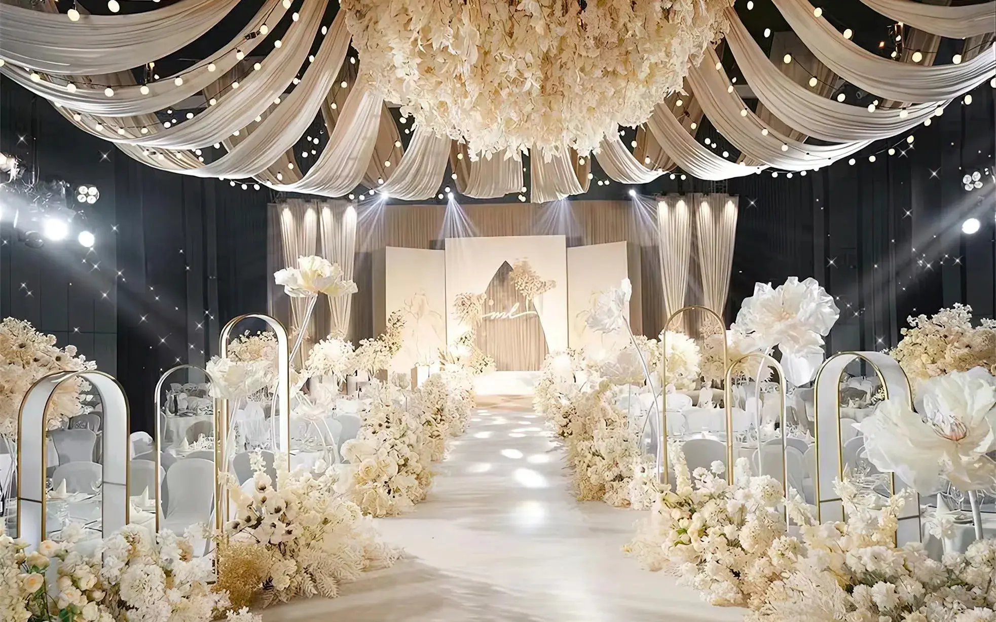 香檳色婚禮，訴說溫柔浪漫情意