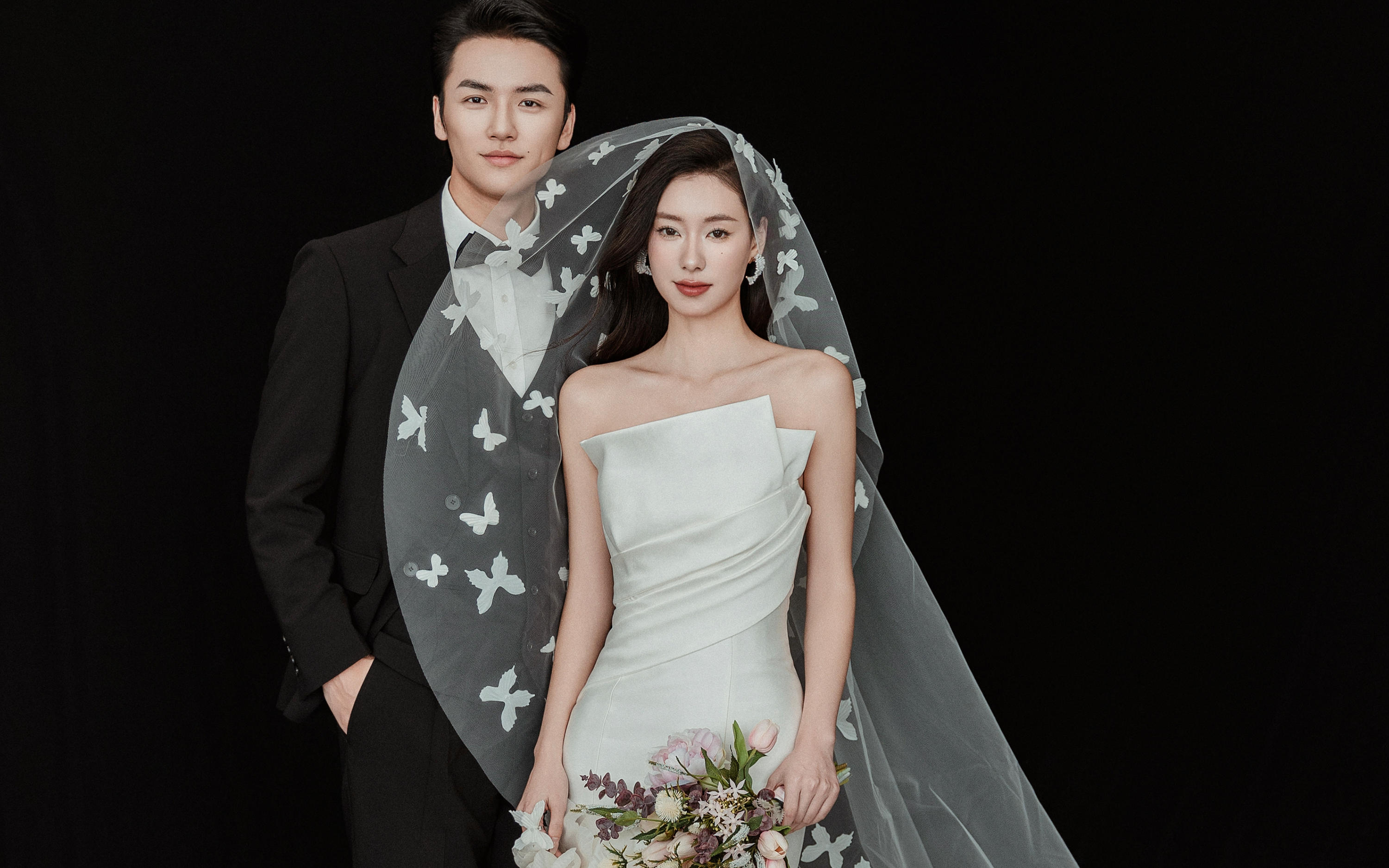 韩系极简婚纱照，简约中又不失高级质感~