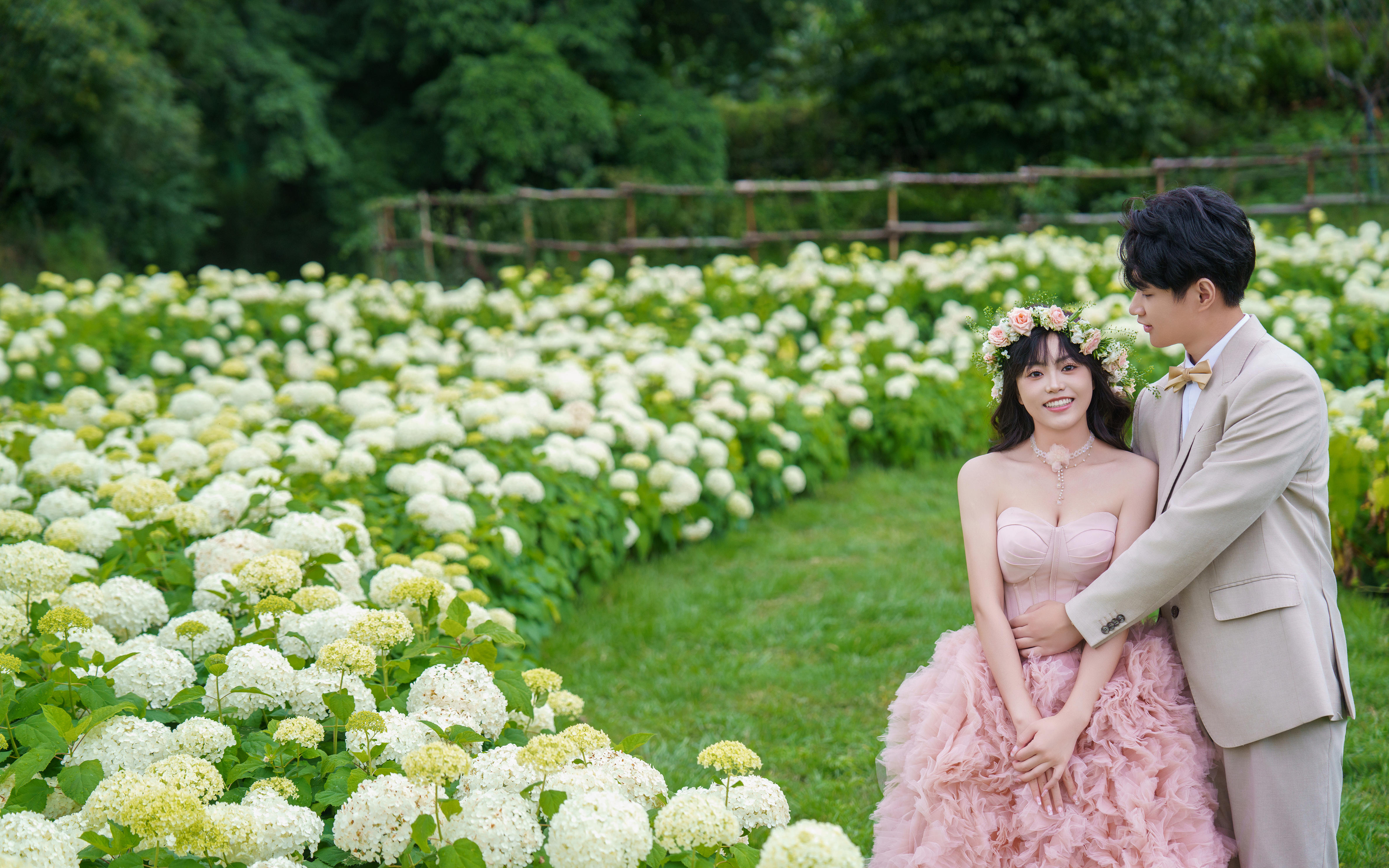 坠入莫奈花园💕唤醒少女心丽江婚纱照