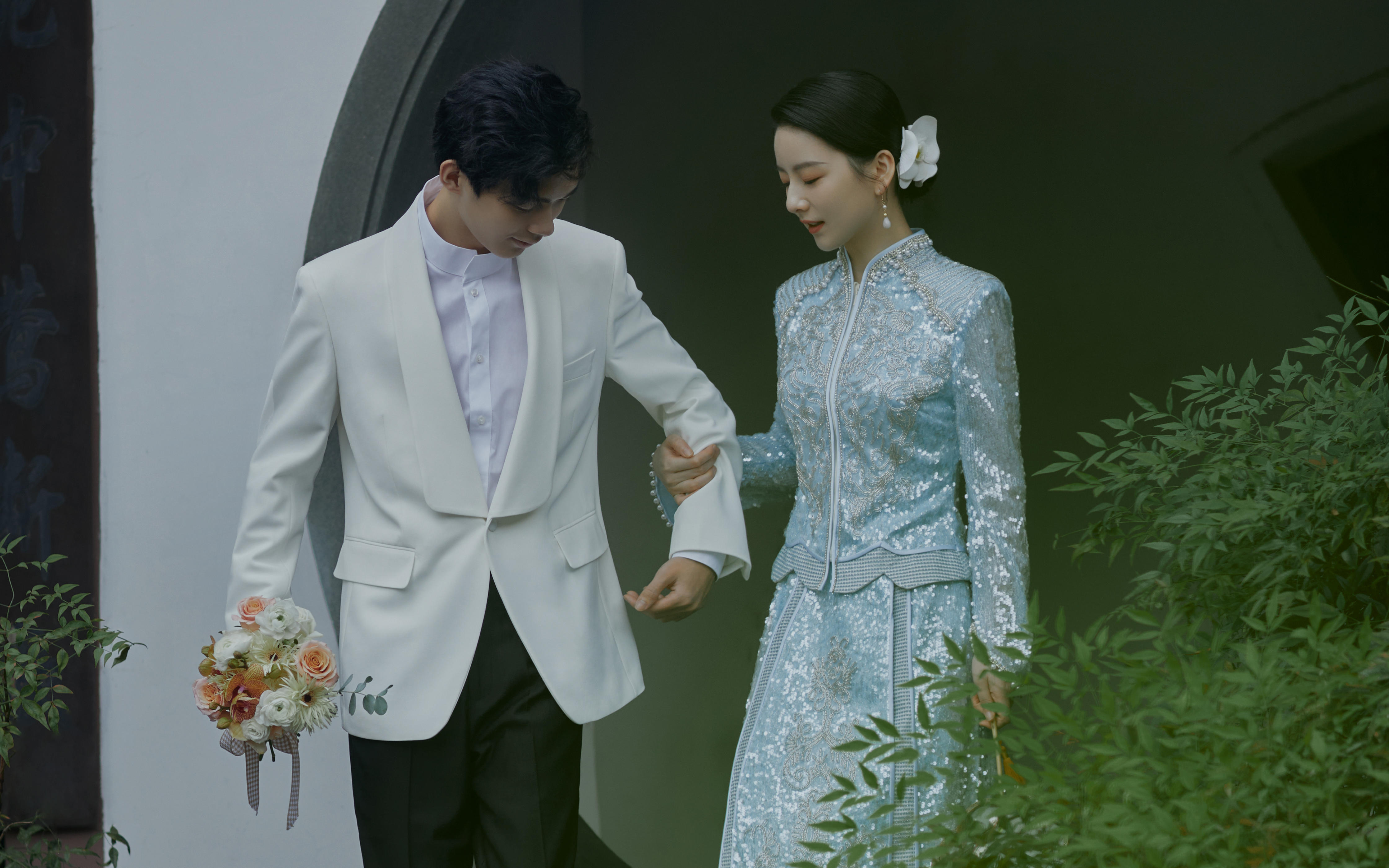 解锁 新中式园林婚纱照又美出新高度