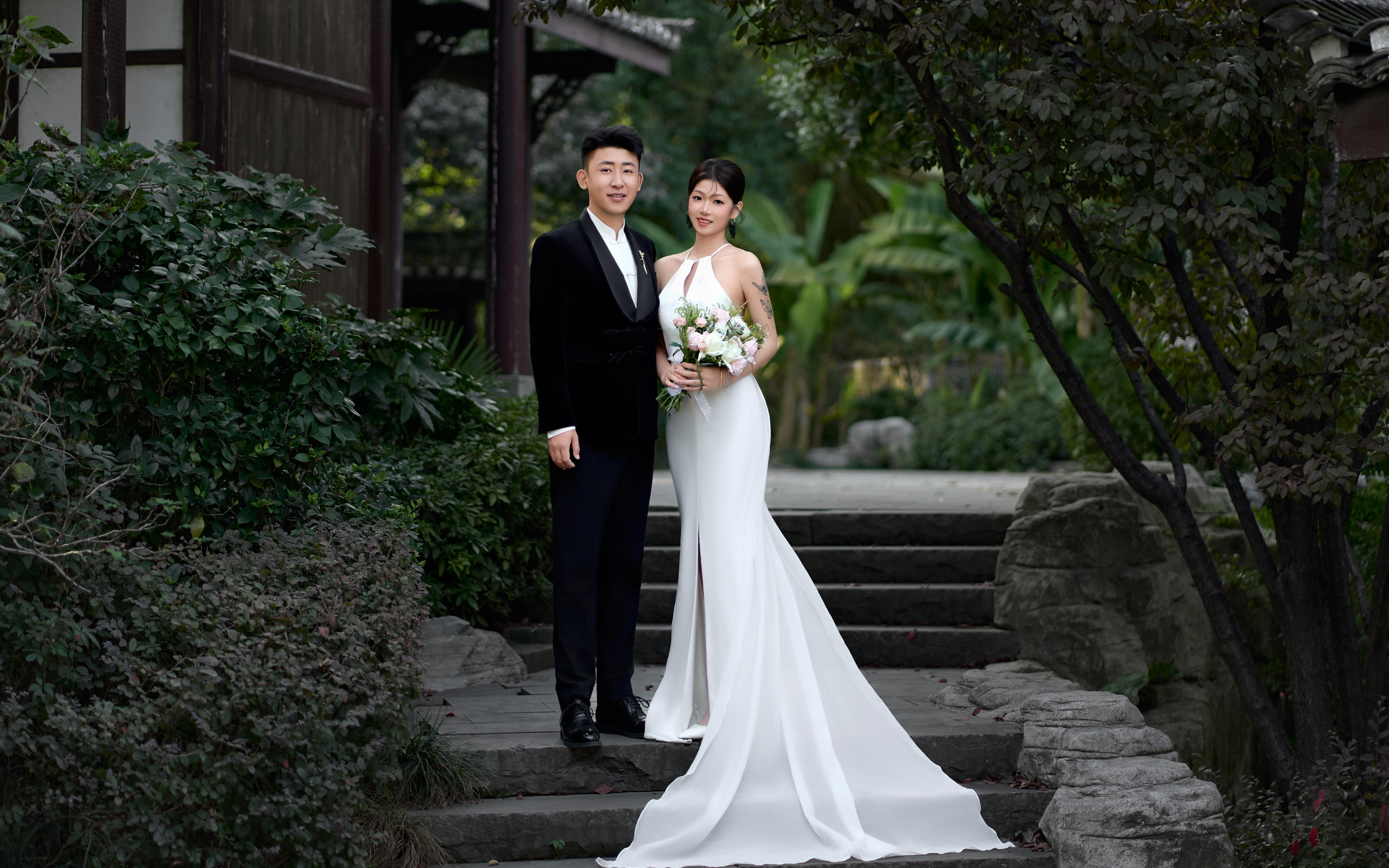 【客片欣賞】新中式溫柔富貴婚紗照 盡顯東方韻