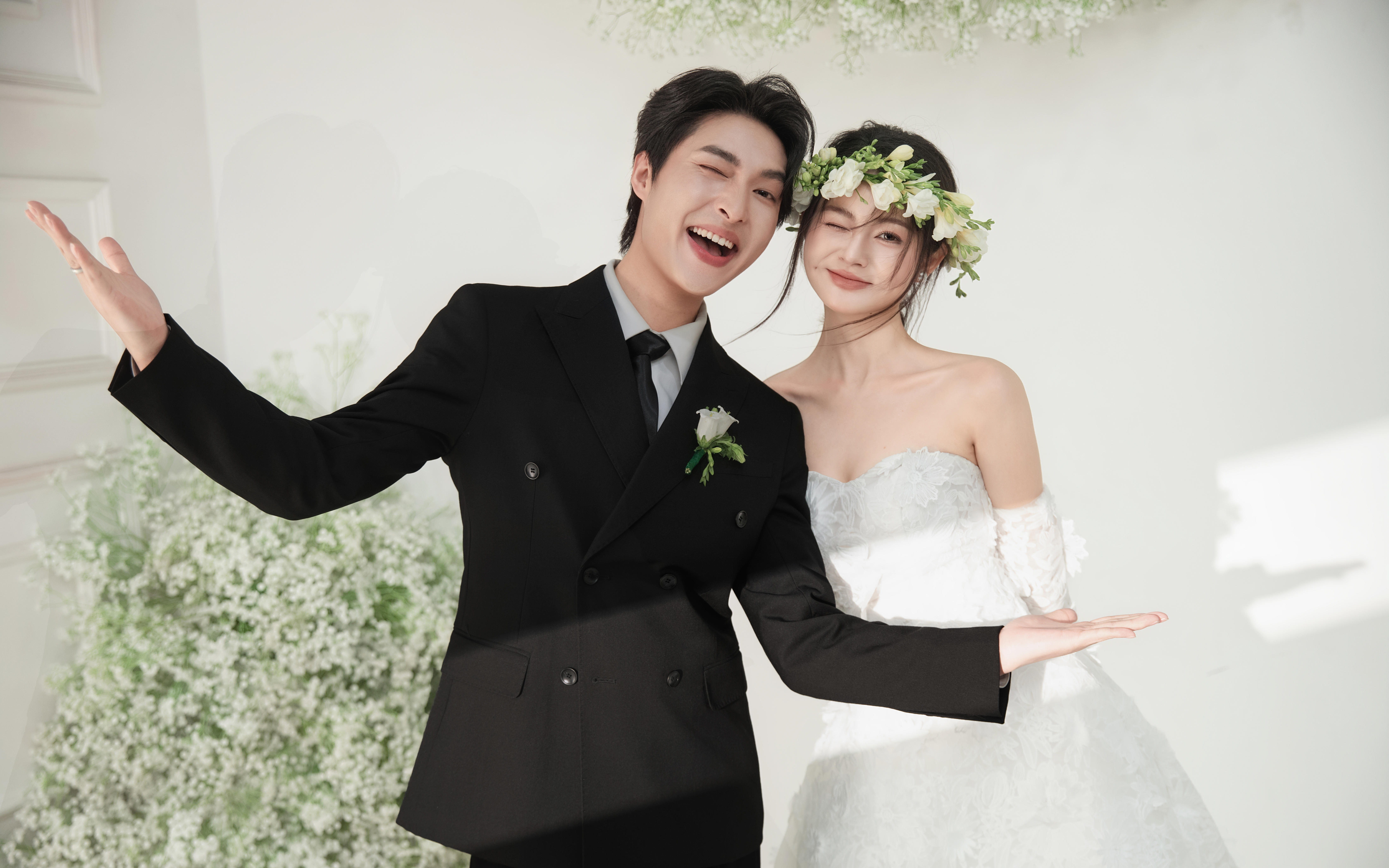 内景 l 把满天星的浪漫藏进婚纱照里✨