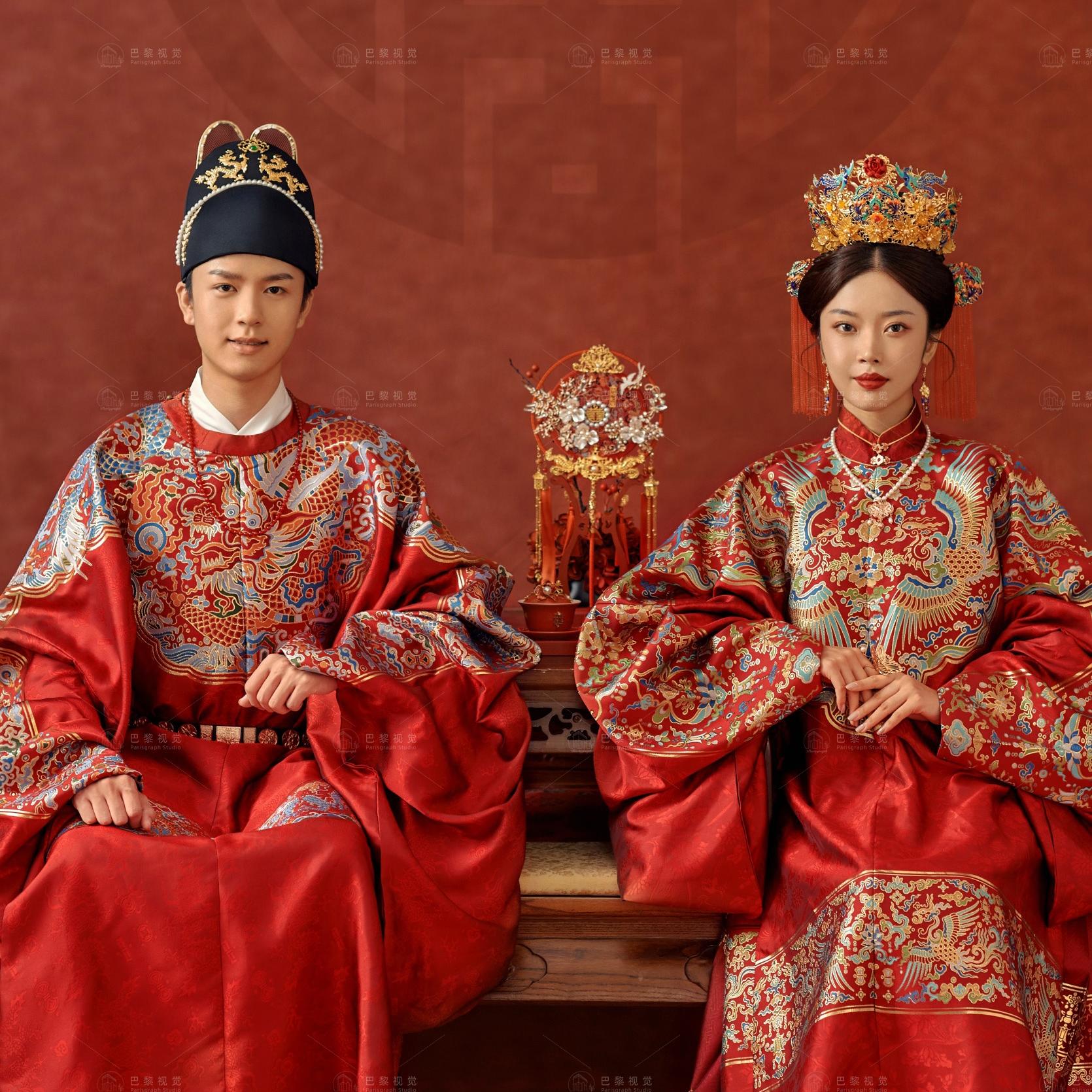 强推【国风系列】 | 龙凤蟒袍明制婚服