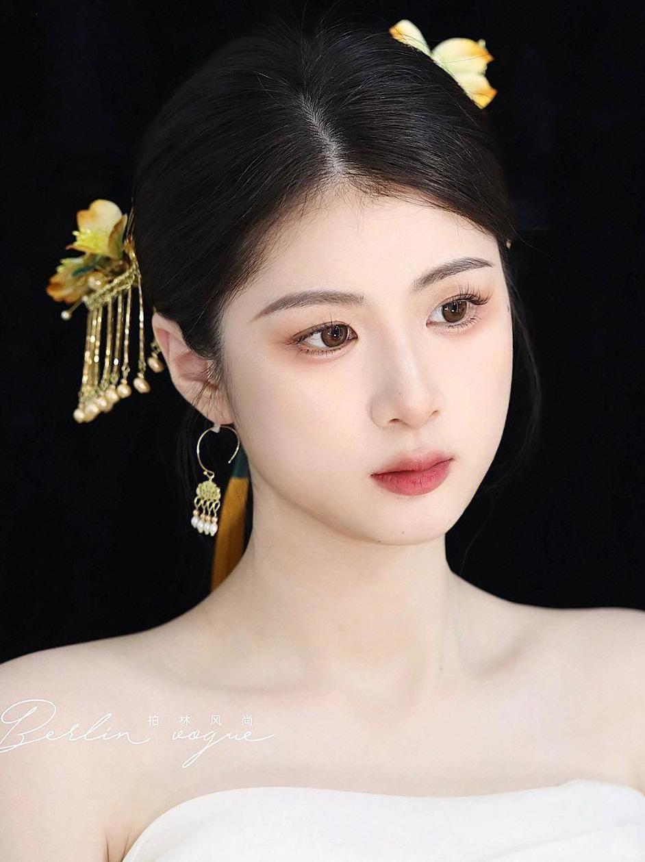 沦陷了！绒花中式发髻