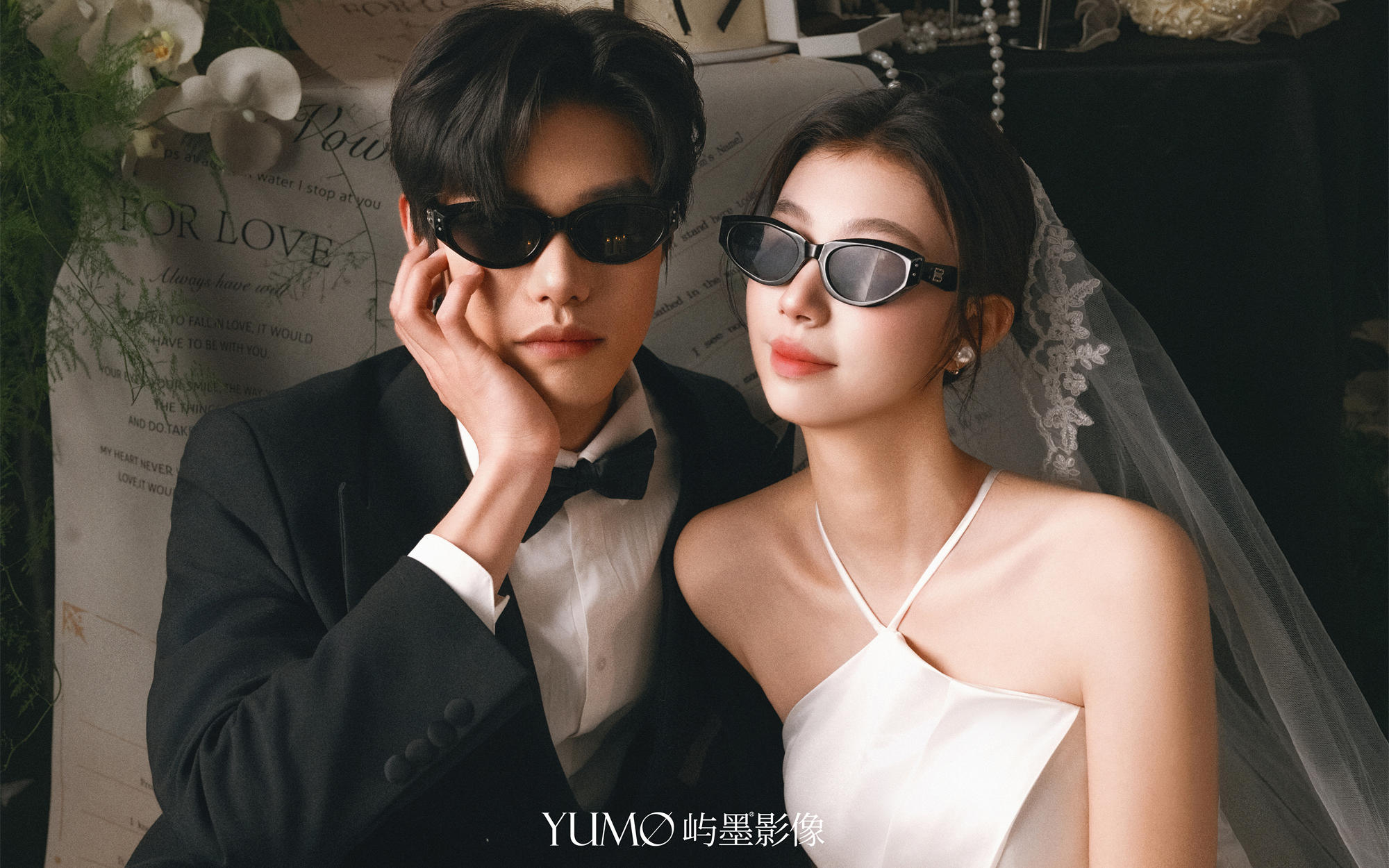 甜酷夫妻婚纱照来咯！