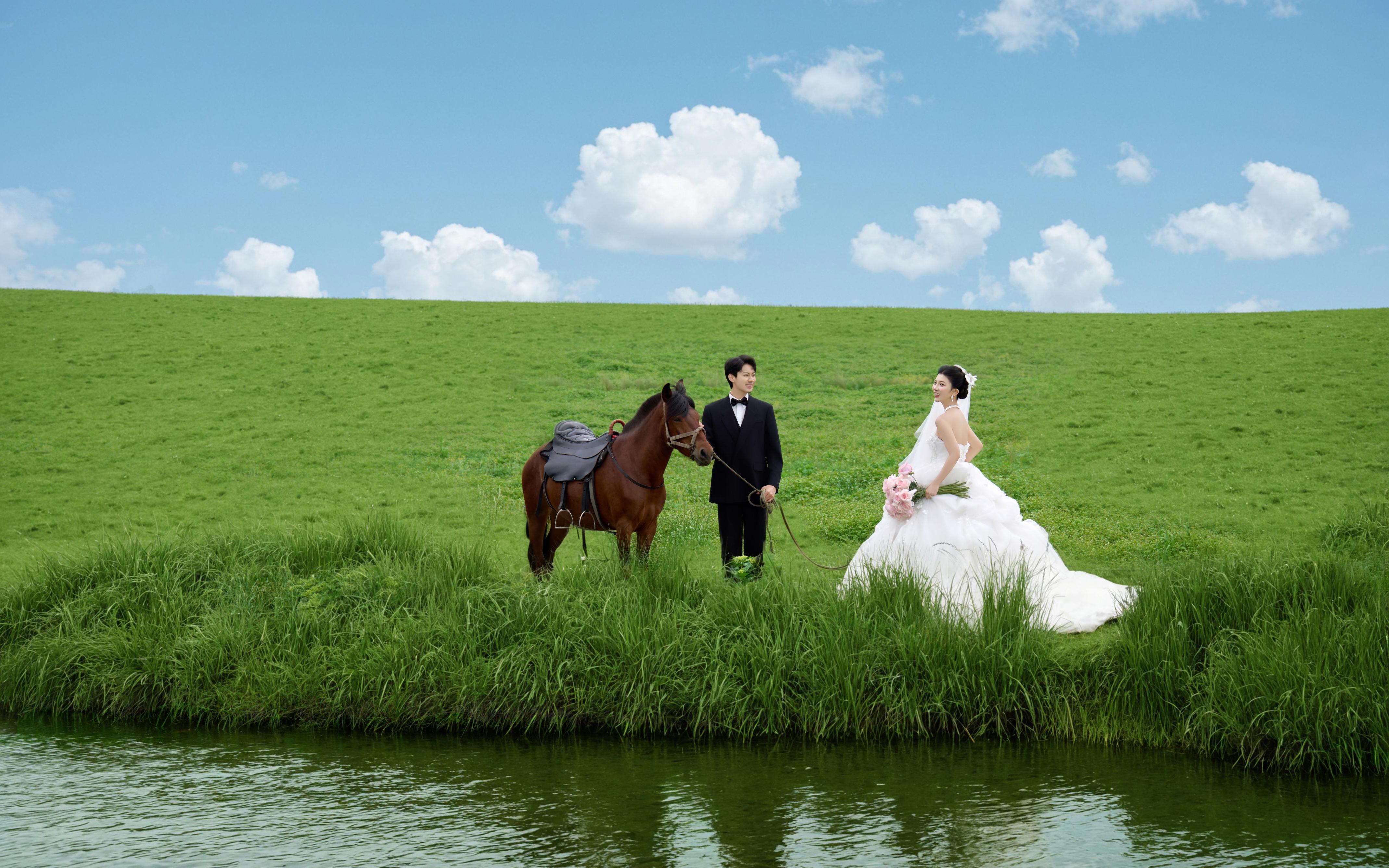 【森系白马】白马婚纱照