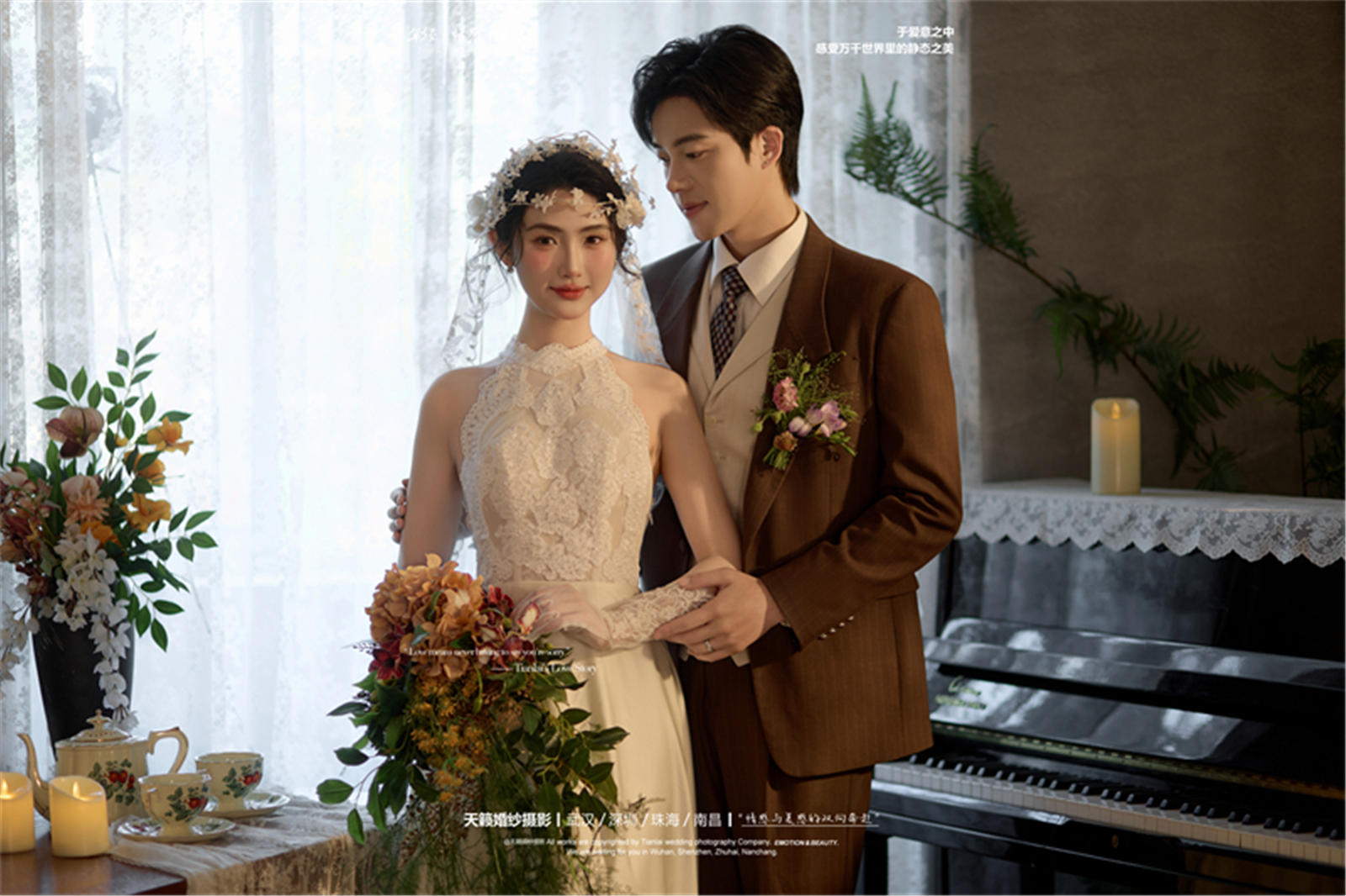 是我低估了法式復(fù)古婚紗照的美，成片絕了