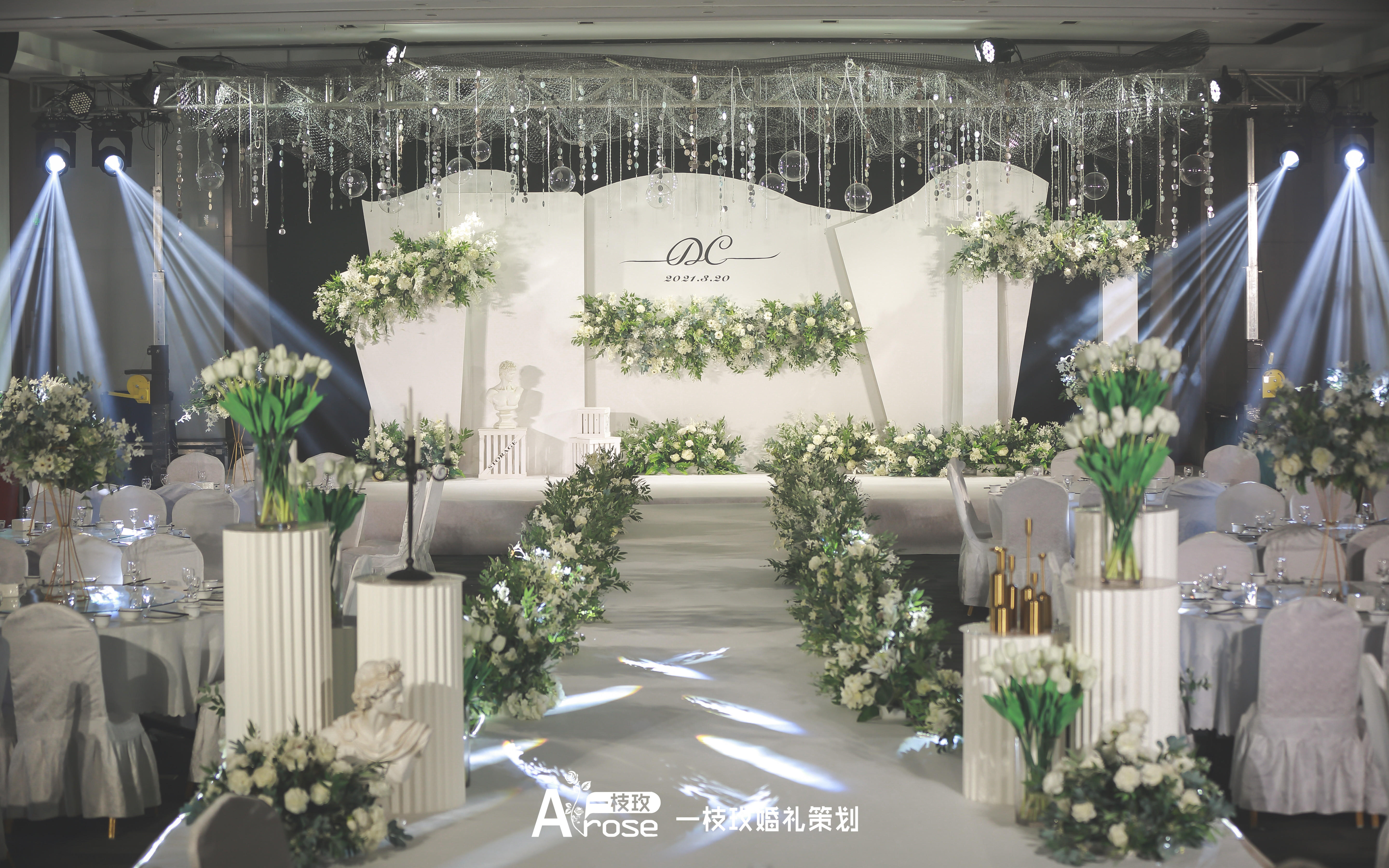 韩式婚礼 、白绿色婚礼 、小清新婚礼