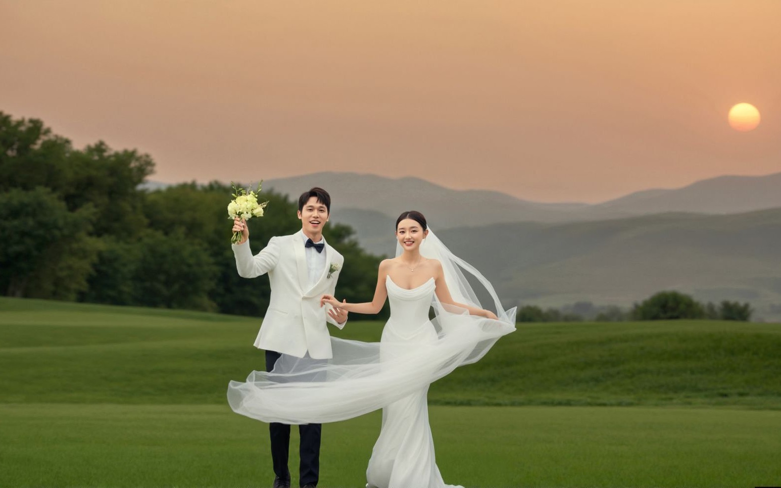 🌅日落、丘陵与风，此刻我们正走在电影里