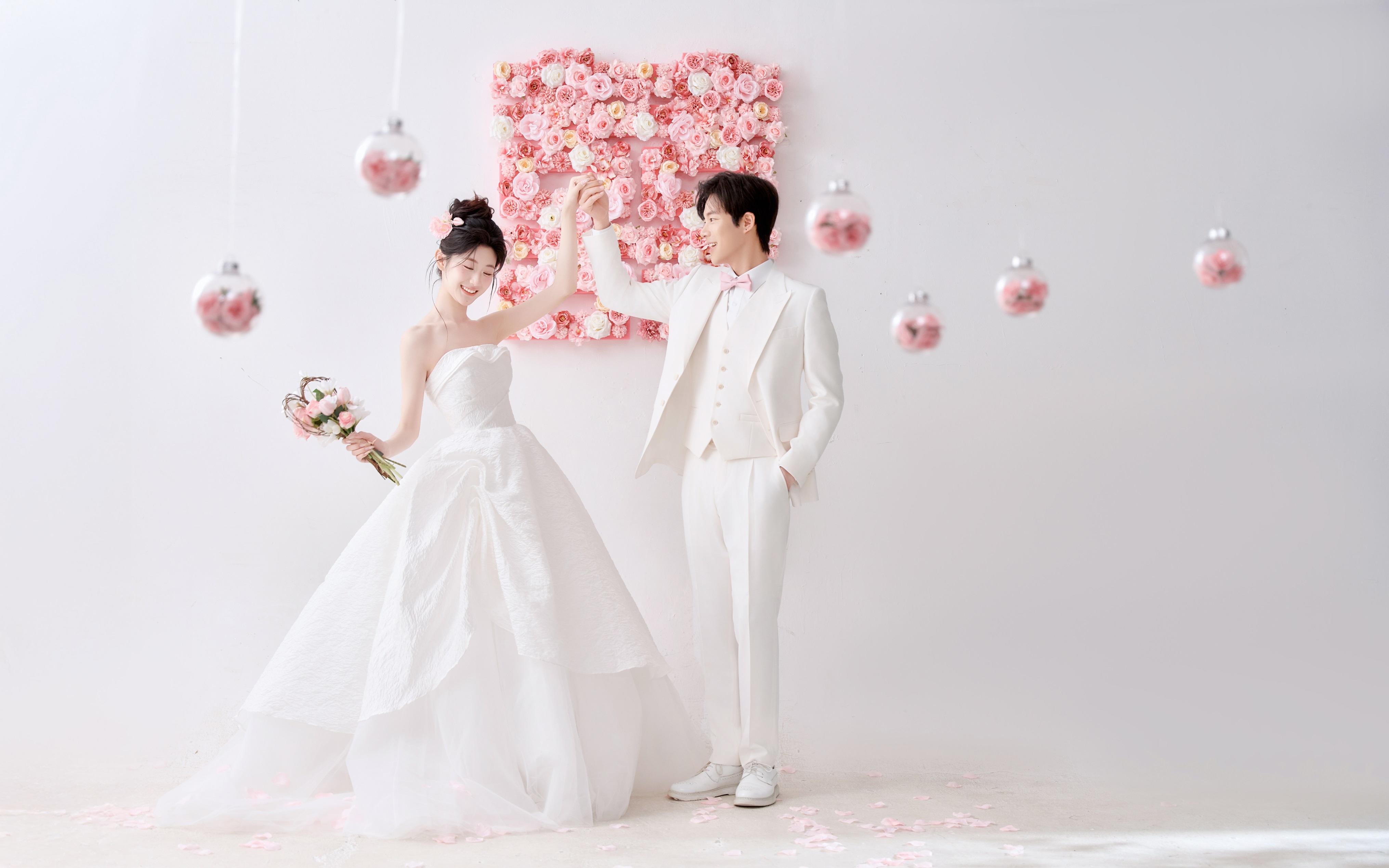 【花与爱丽丝】韩式甜妹婚纱照