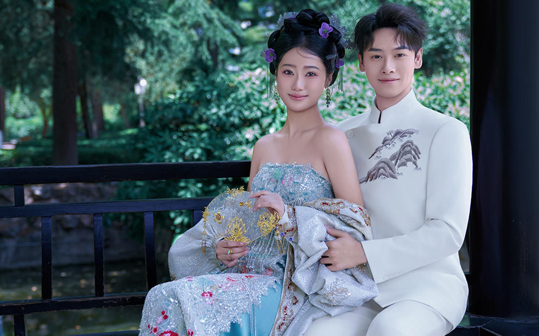 【西北龙研发】新中式园林东方之美婚纱照