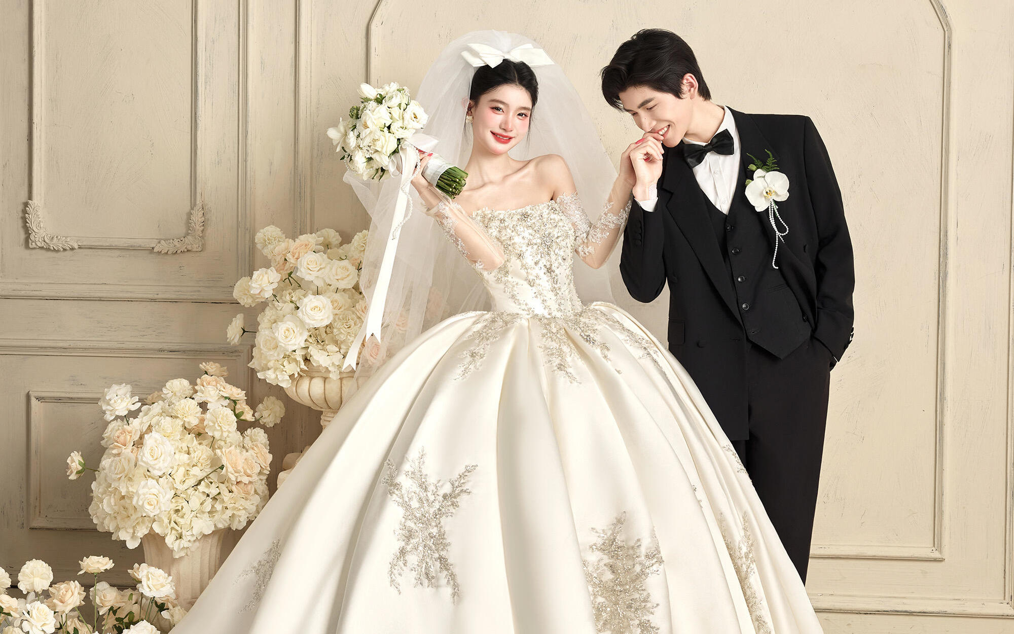 備婚姐妹抄作業(yè)??可愛又高級的主紗超夯