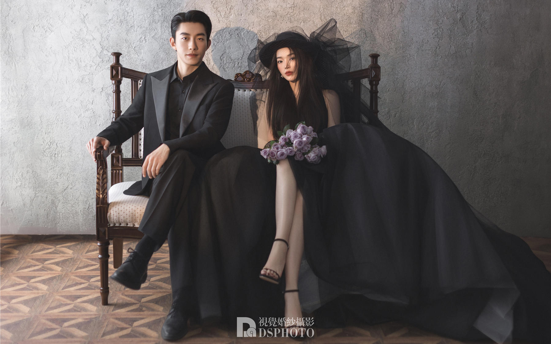 🖤 备婚的叛逆选择 | 黑纱才是高级感天花板！