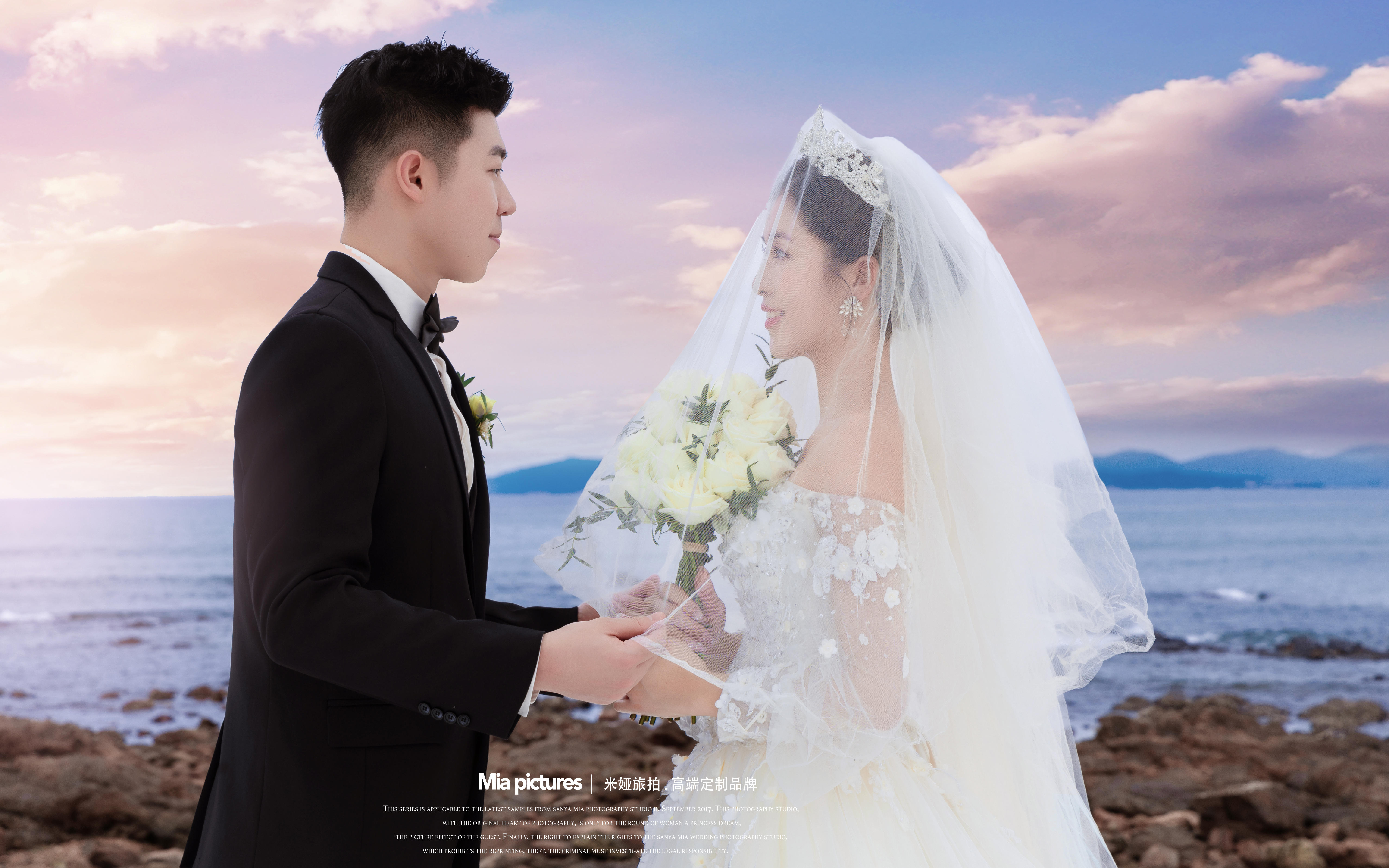 这海景也太浪漫了❗海边教堂仪式感加倍💙