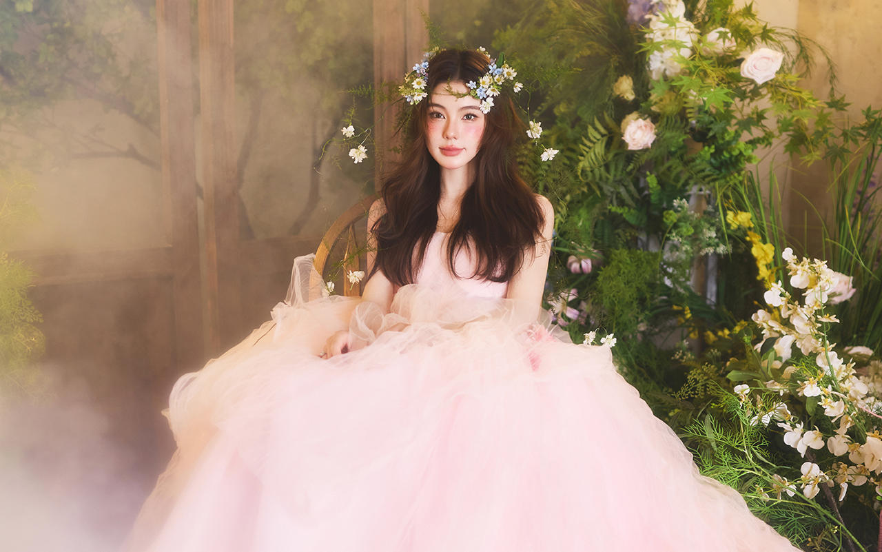 在台州的莫奈花园❤️拍到了我的人生婚纱照