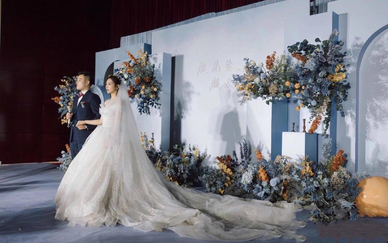 蓝色梦幻奢华婚礼高端婚礼