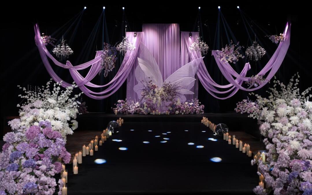 紫纱漫舞 蝶遇星河