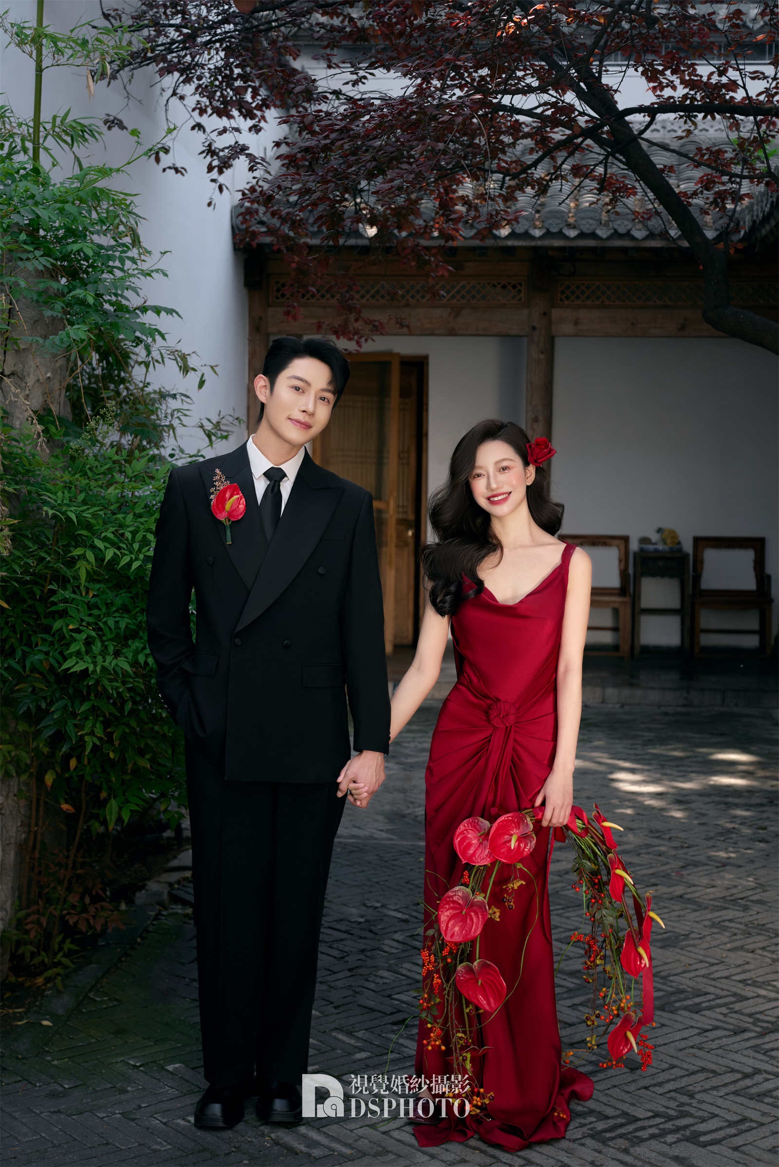 园林婚纱照 | 服装任选+底片全送 内外景双拍