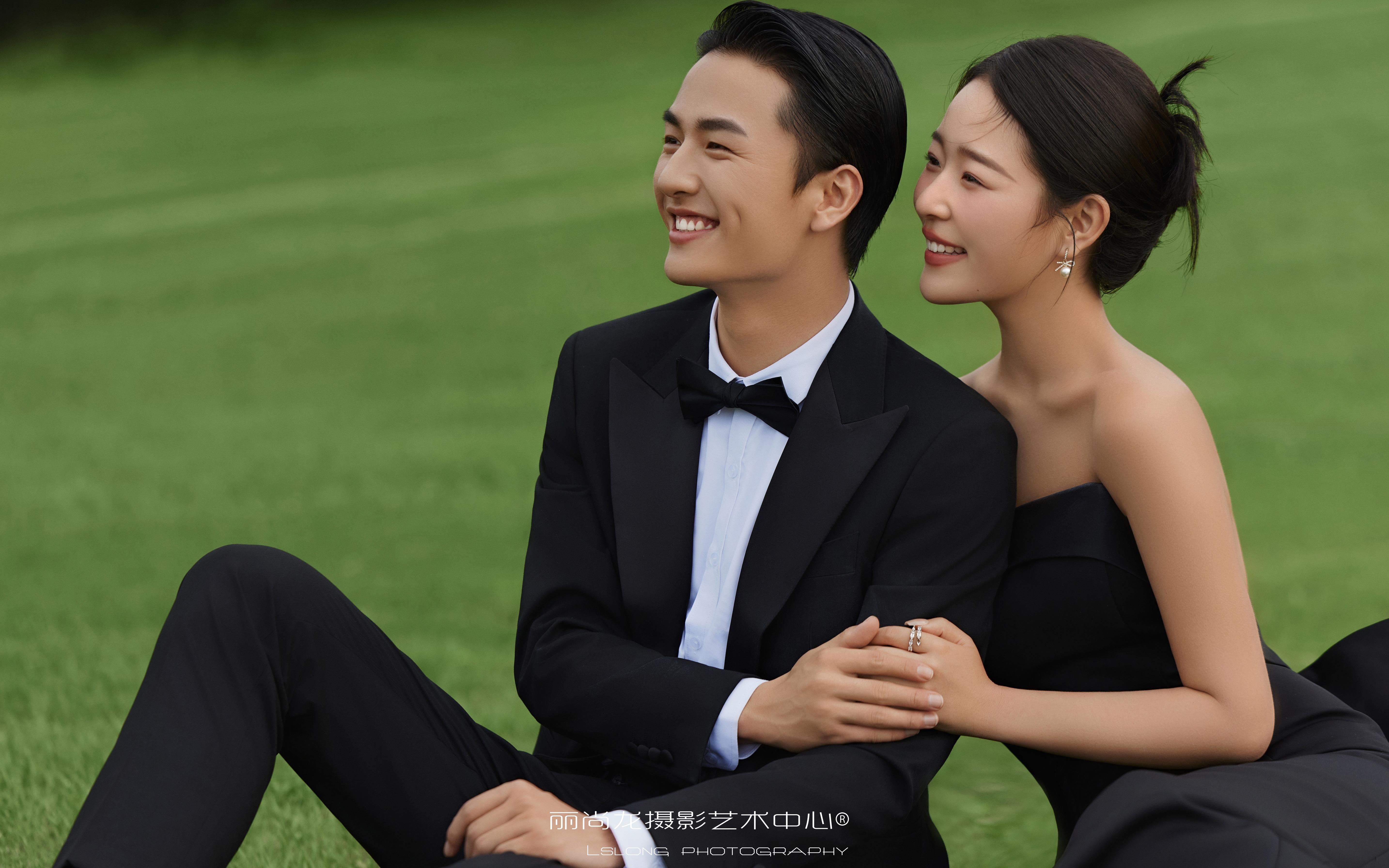浪漫治愈森系草坪婚纱照~龙游婚纱摄影