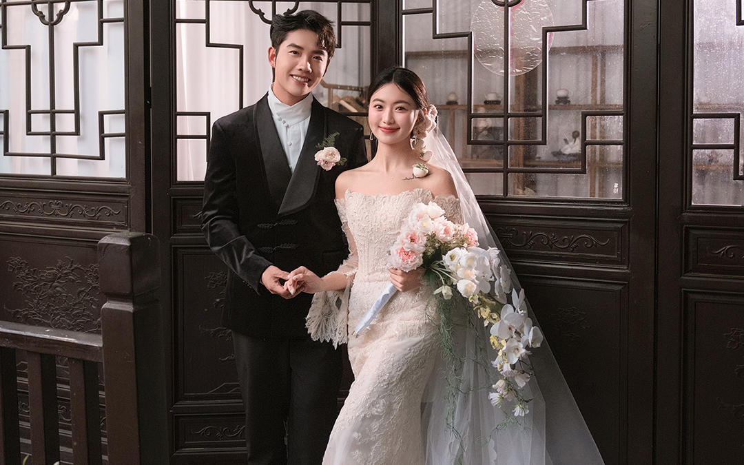 【西北龍攝影】中式美學(xué)園林婚紗照