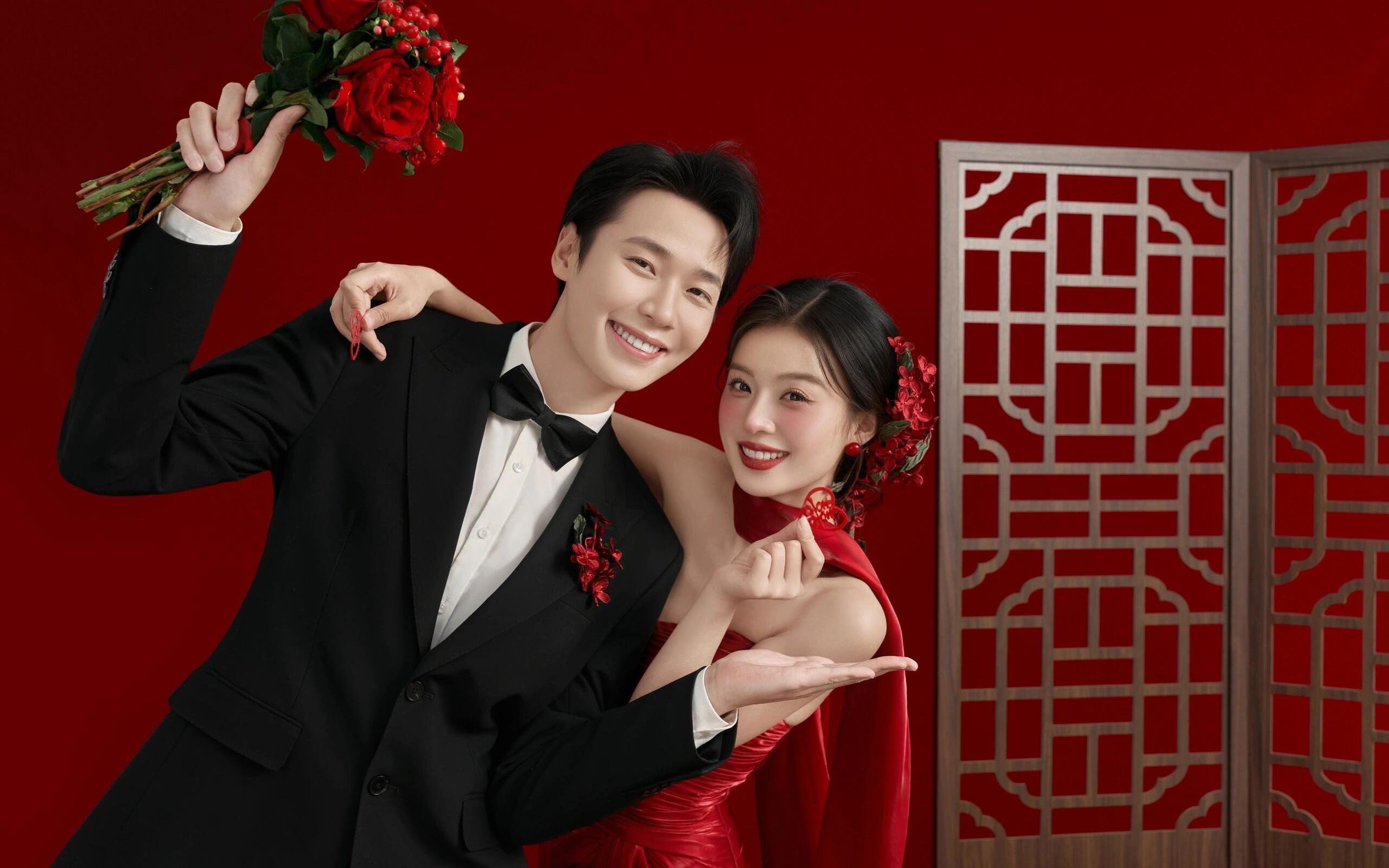 新中式婚纱内景 