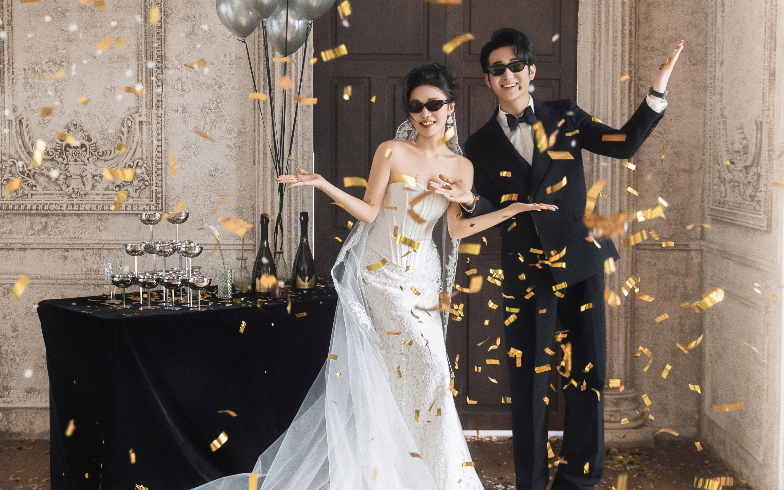 【壹家摄影】法式松弛感婚照|墨镜一带 帅到失语！