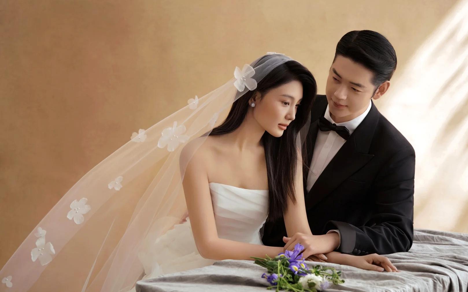 复古光影系列 高级感婚纱照