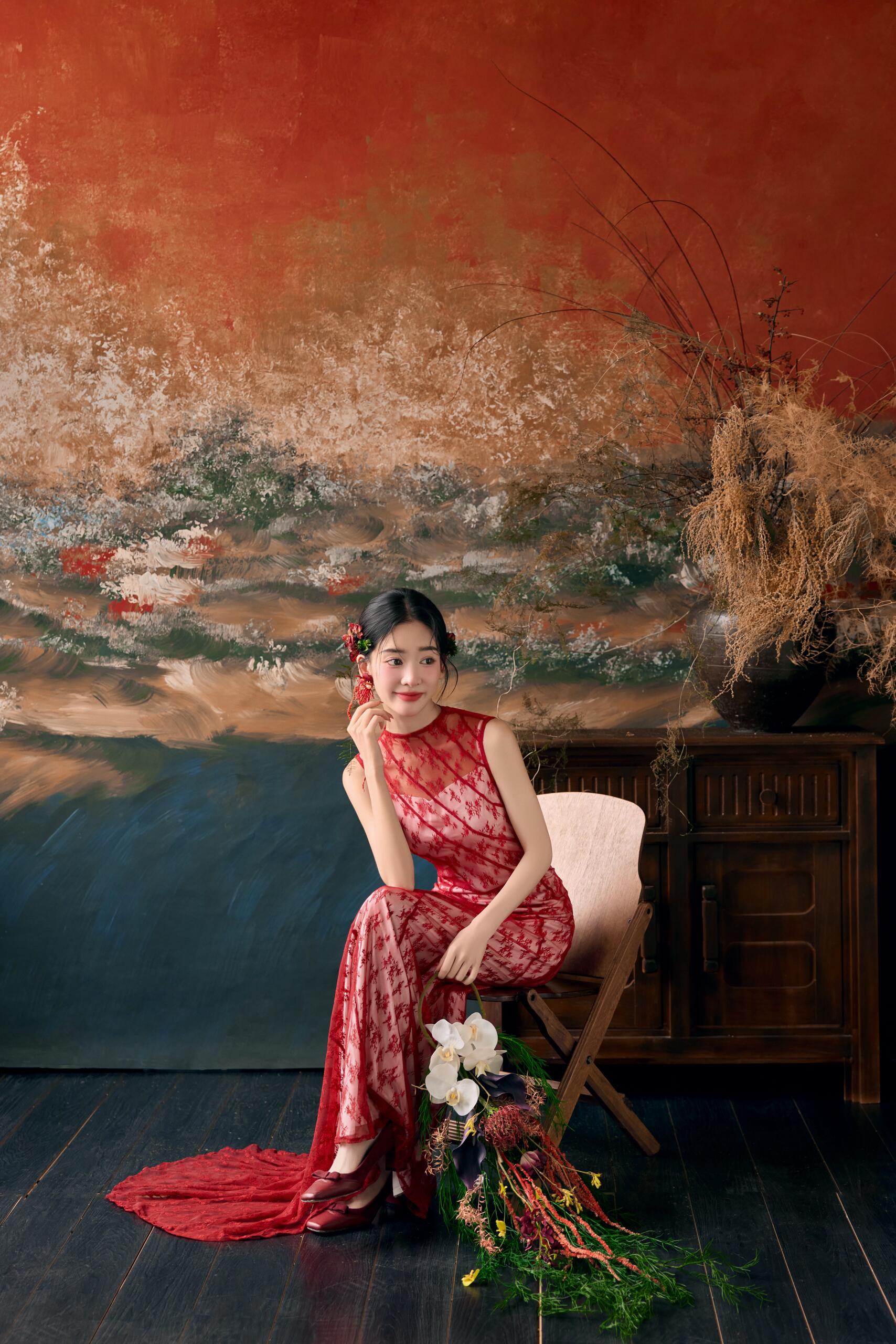 复古油画内景系列