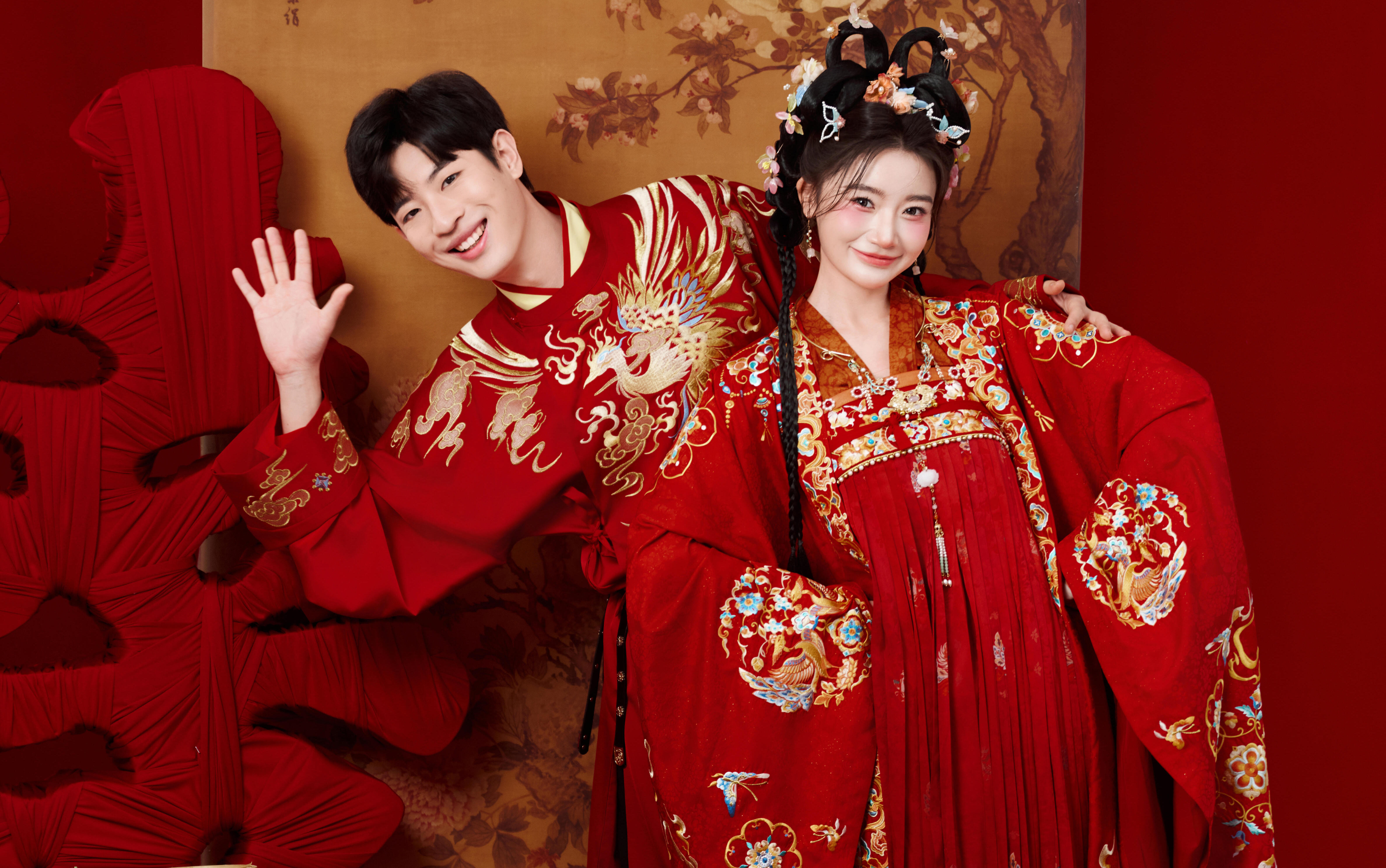 婚紗照拍成了古偶劇	乖乖的甜妹誰能不愛~