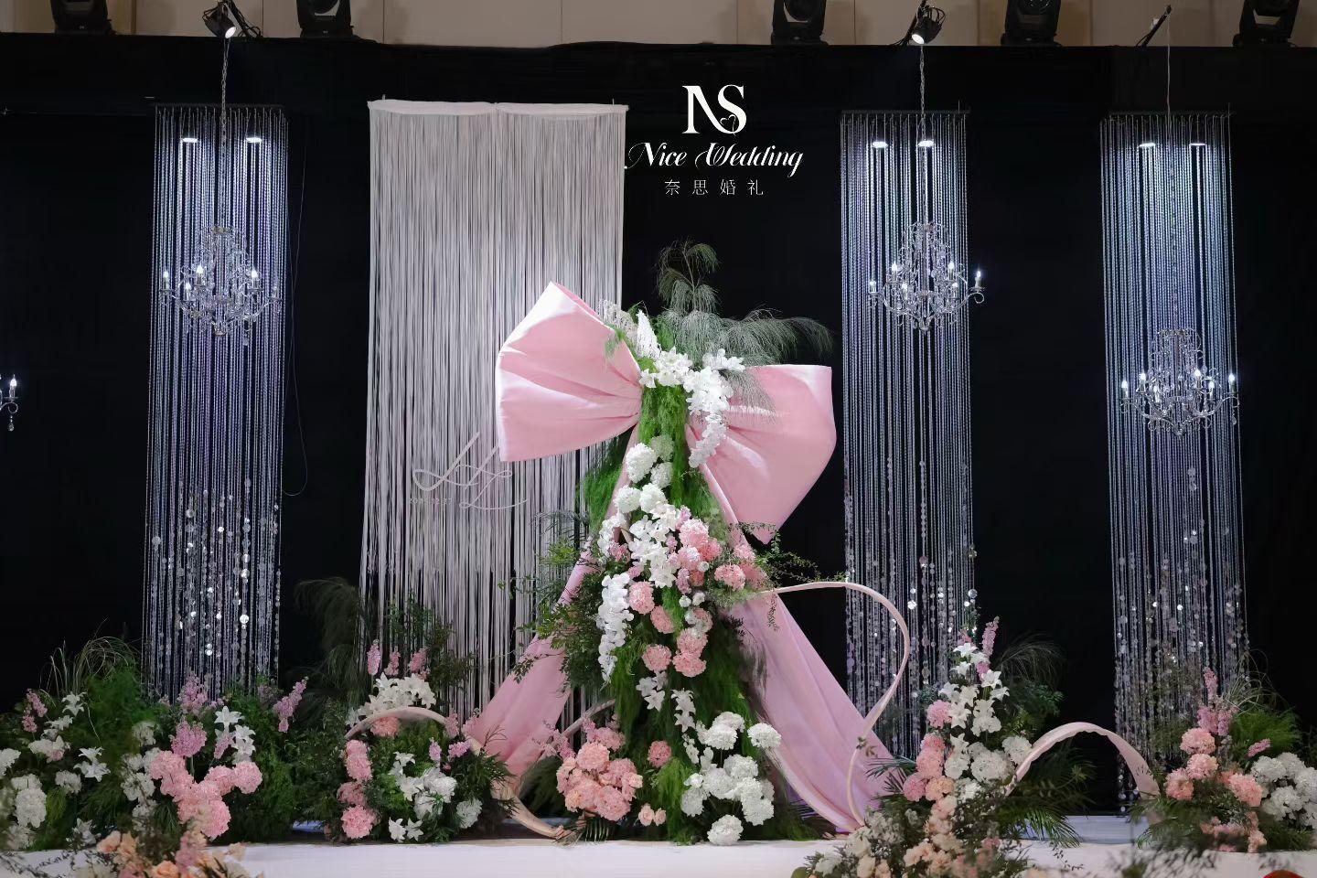 韓式浪漫粉調婚禮