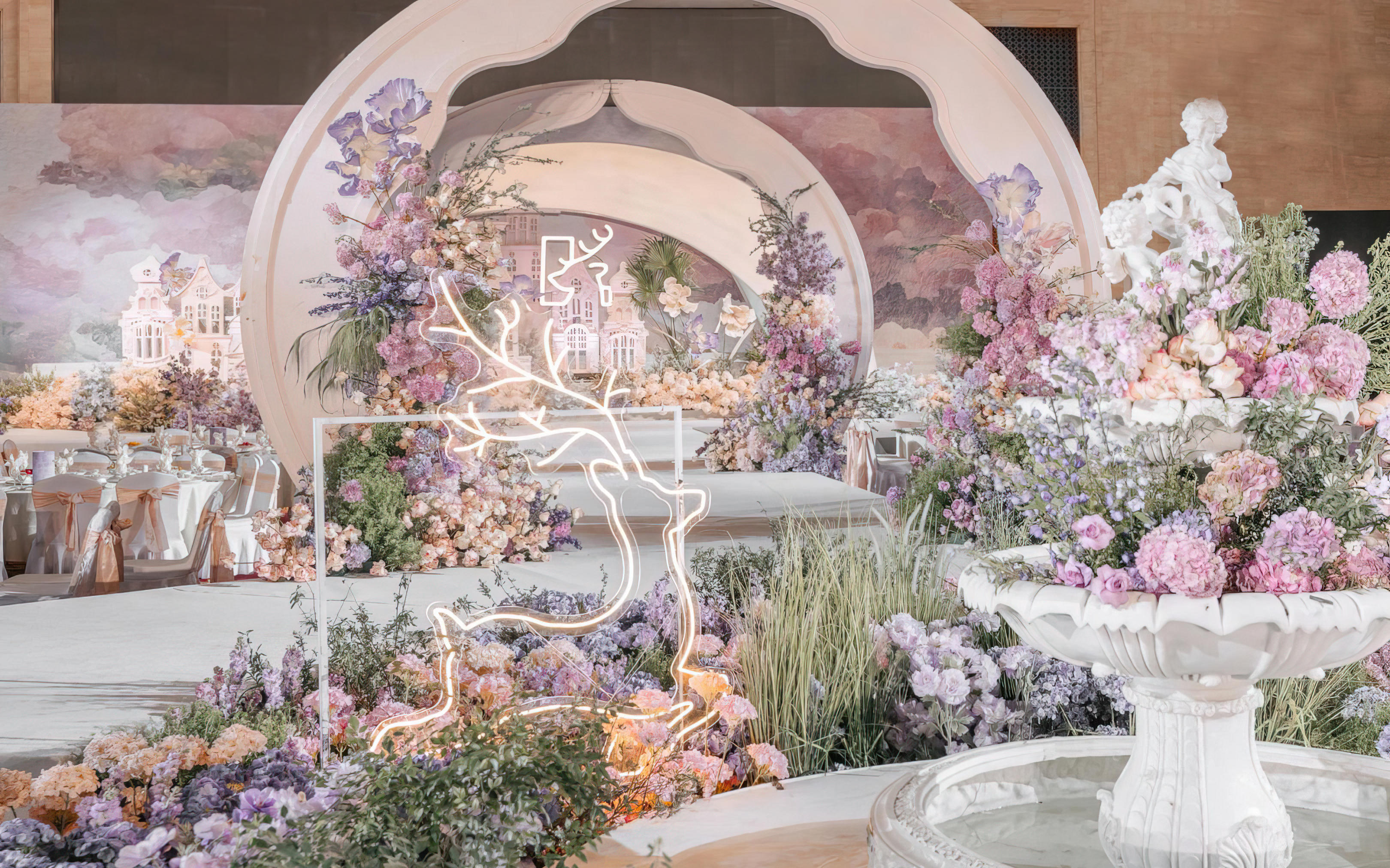 法式浪漫花園浪漫婚禮