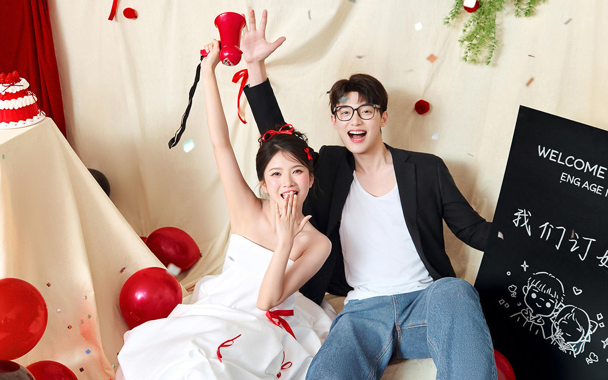 内景 l 甜到掉牙~太爱这组喜嫁婚纱照了