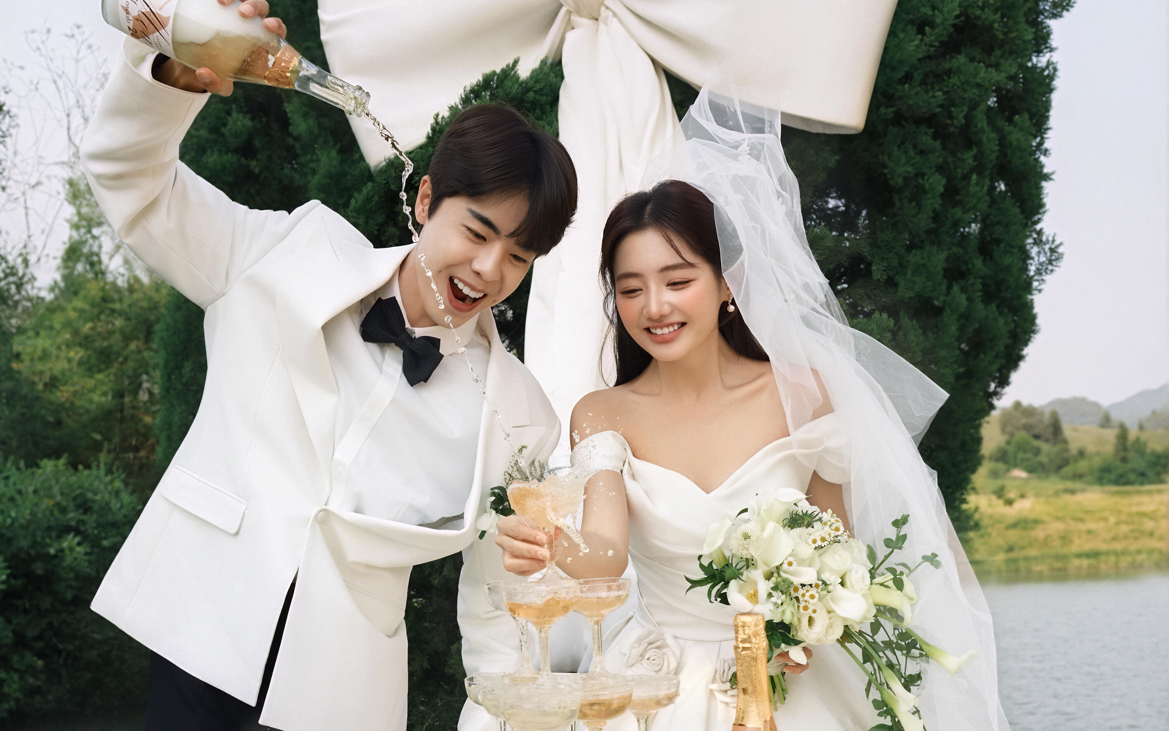 有一种亲临婚礼的感染力‼️我的生命力婚纱照 