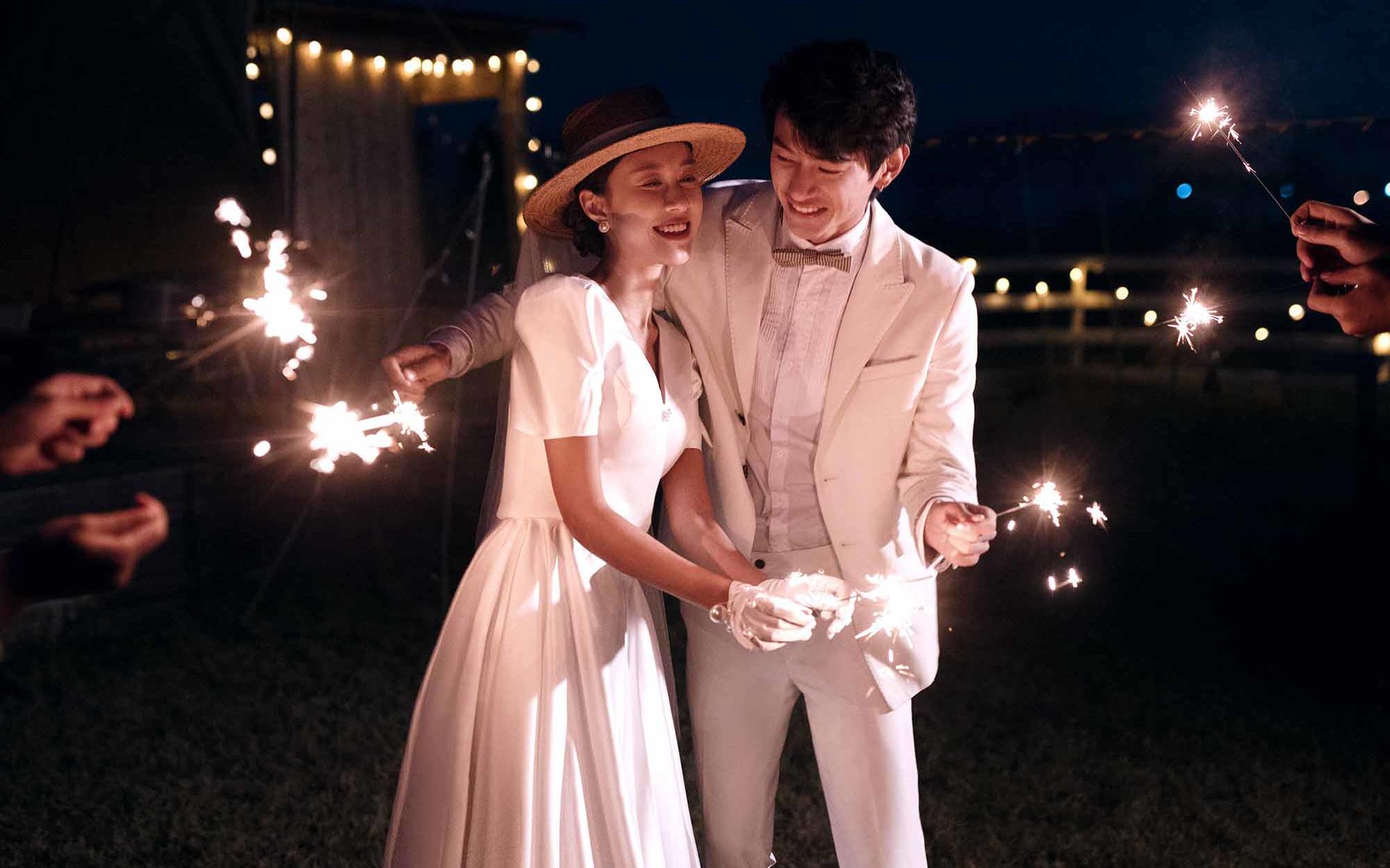 北野新品~杭州婚纱照~浪漫夜景风~电影感