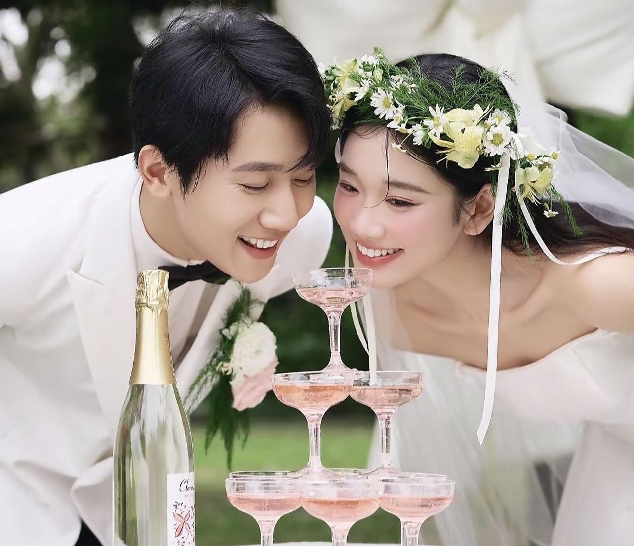 外景分享：婚纱照 我要去天花板 轻氧微甜的
