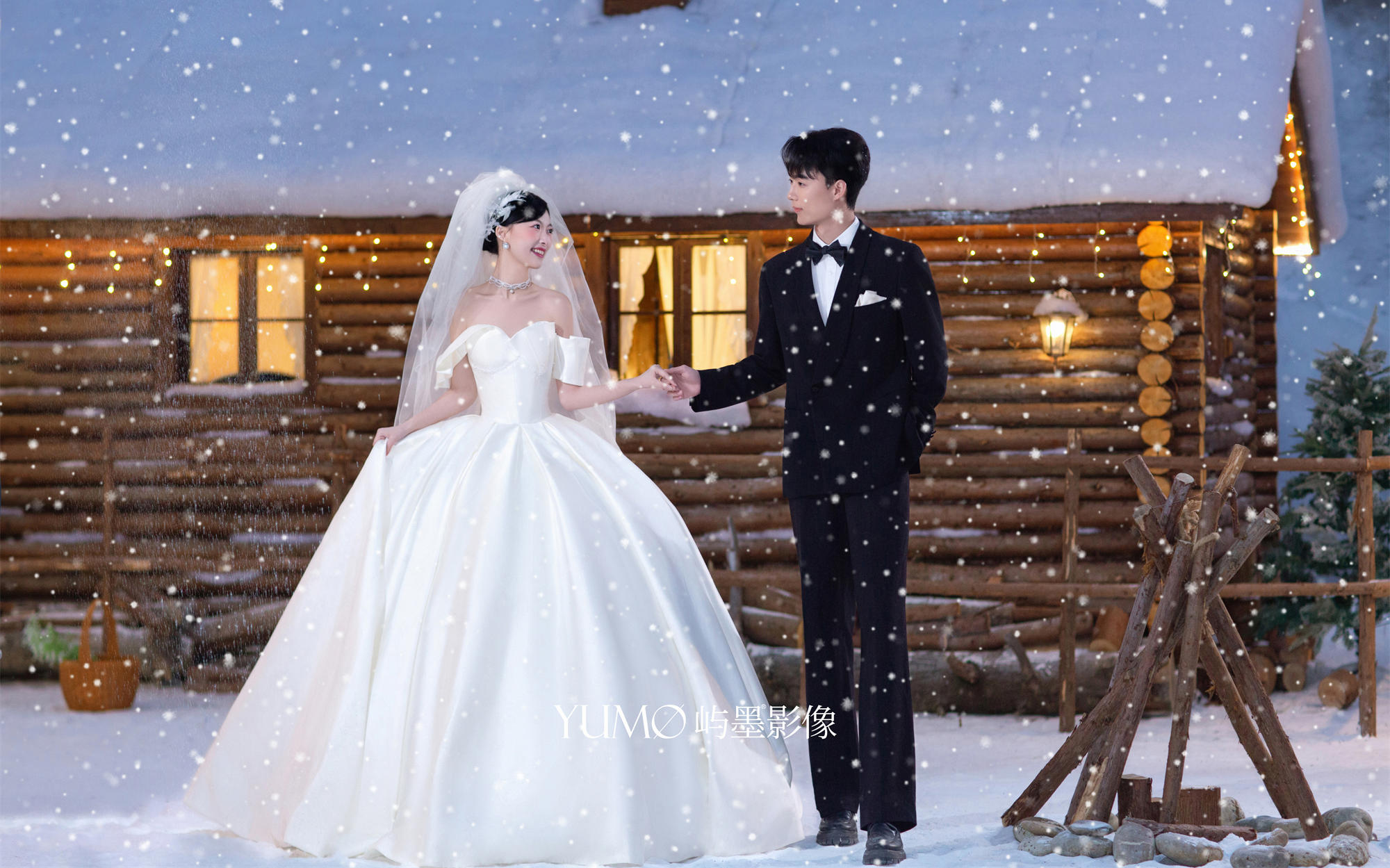 屿墨影像｜雪景婚纱照｜有亿点点心动💗