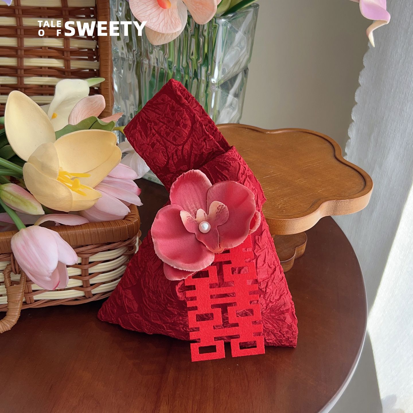 50个手腕喜糖袋子ins风