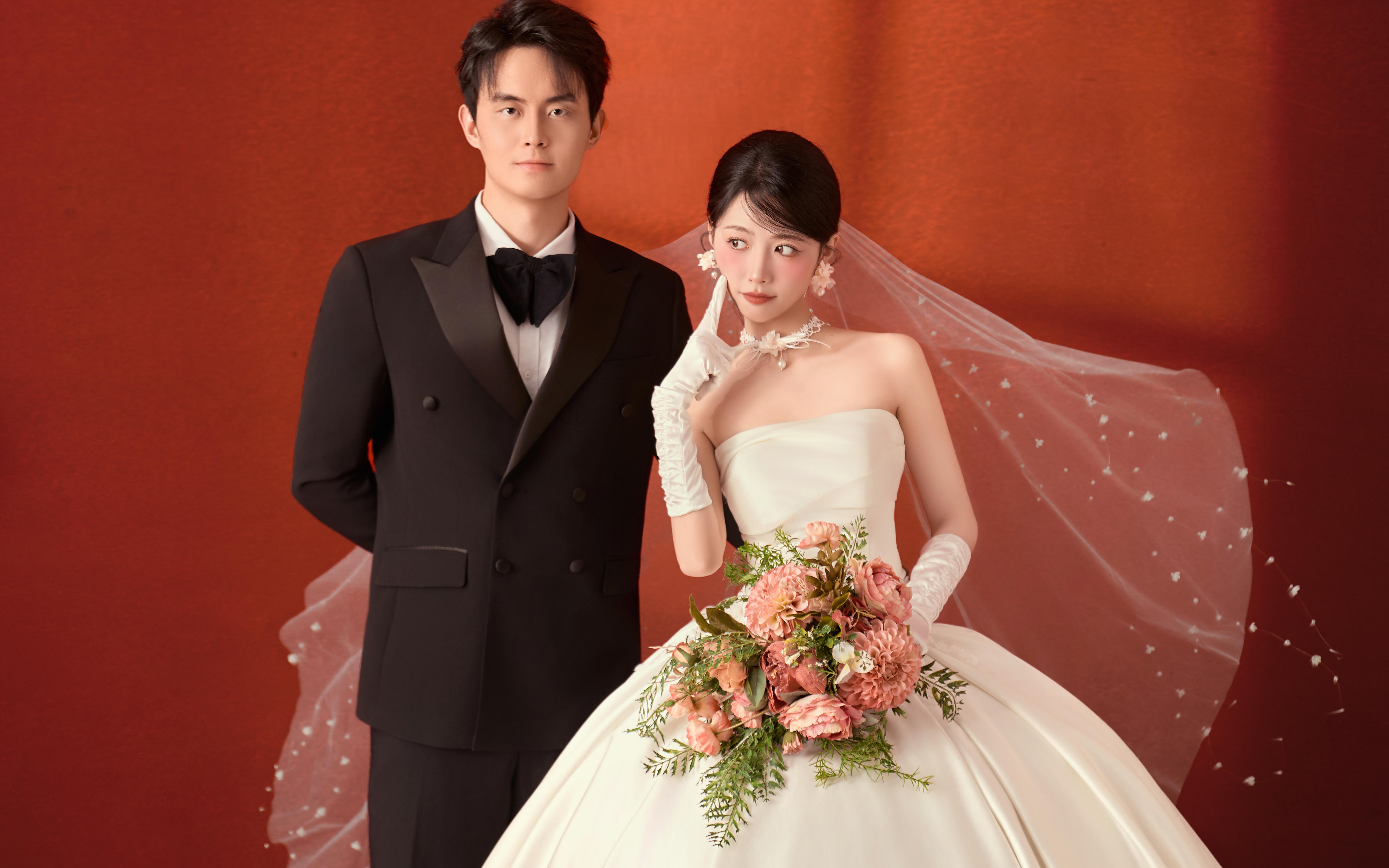 紅墻緞面主紗 美到心坎里