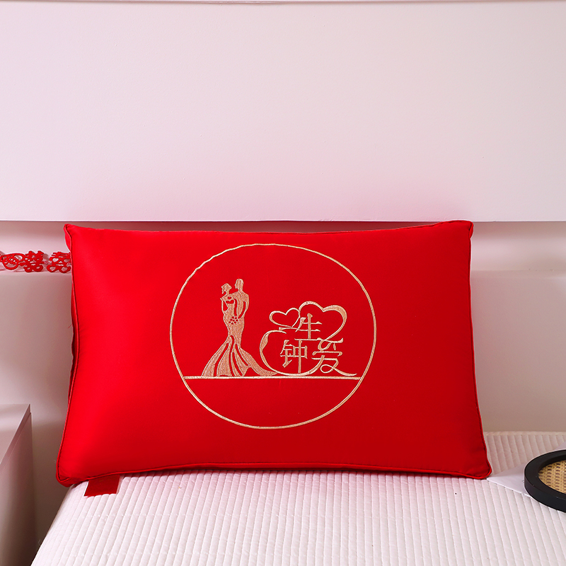 新款大红枕头婚庆枕芯
