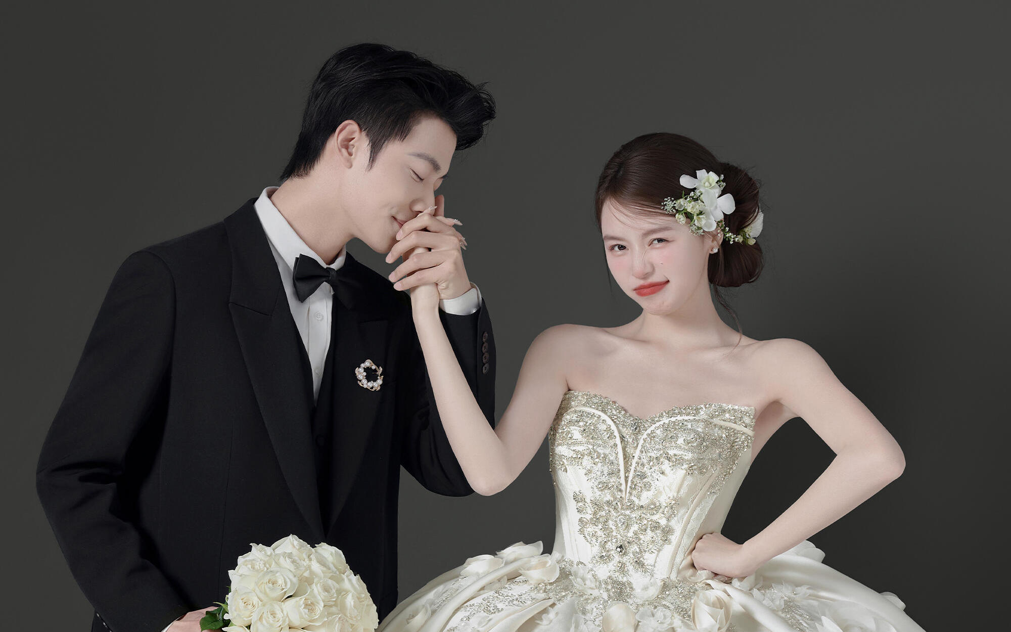 一眼选中的法式主纱照🥀简直是高级感教科书