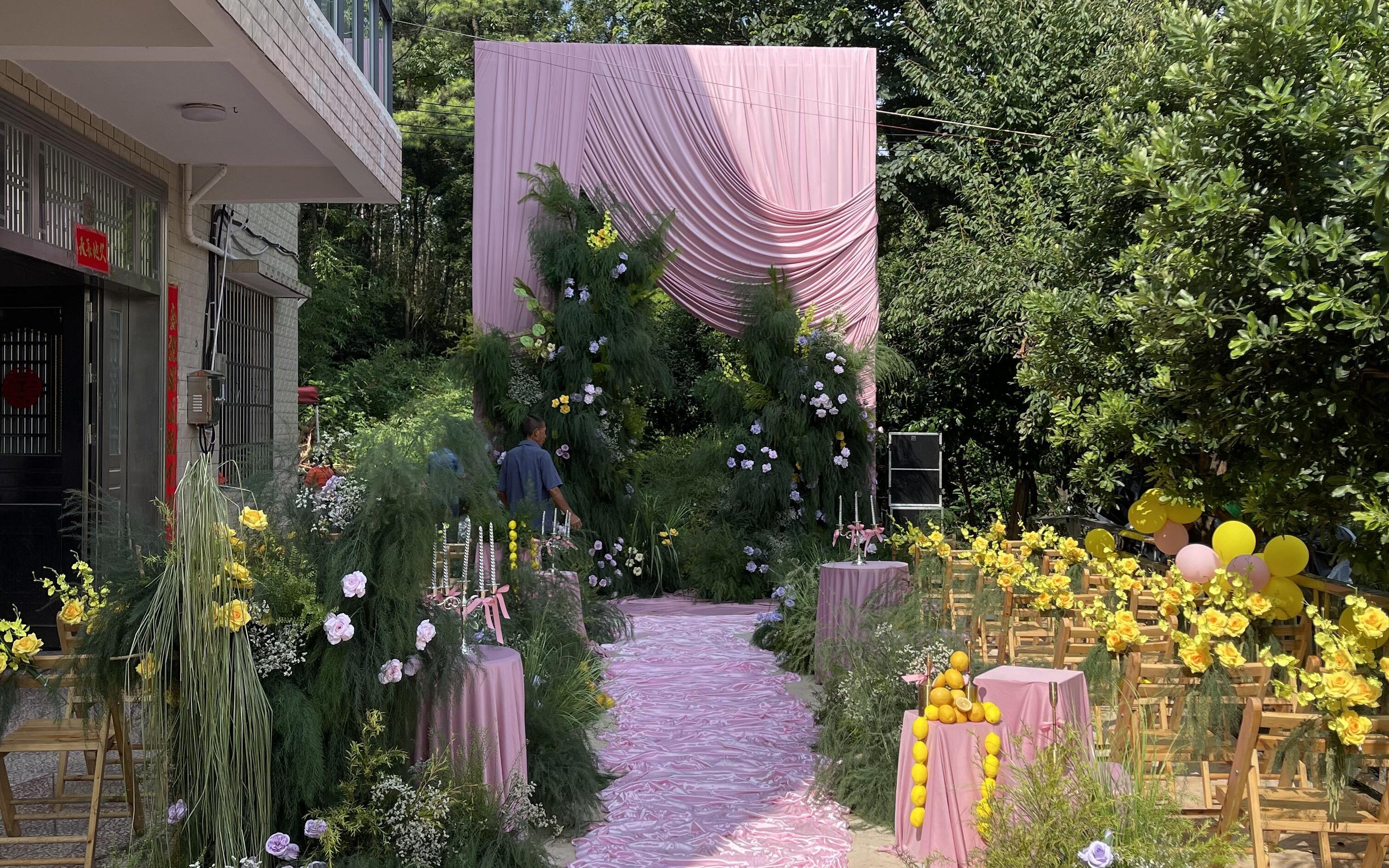 好浪漫的粉色少女心婚礼