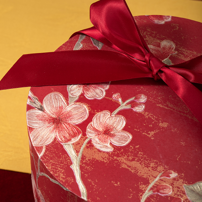 鎏金喜乐圆盒系列 伴手礼女伴娘结婚送宾客回礼实用新婚回礼