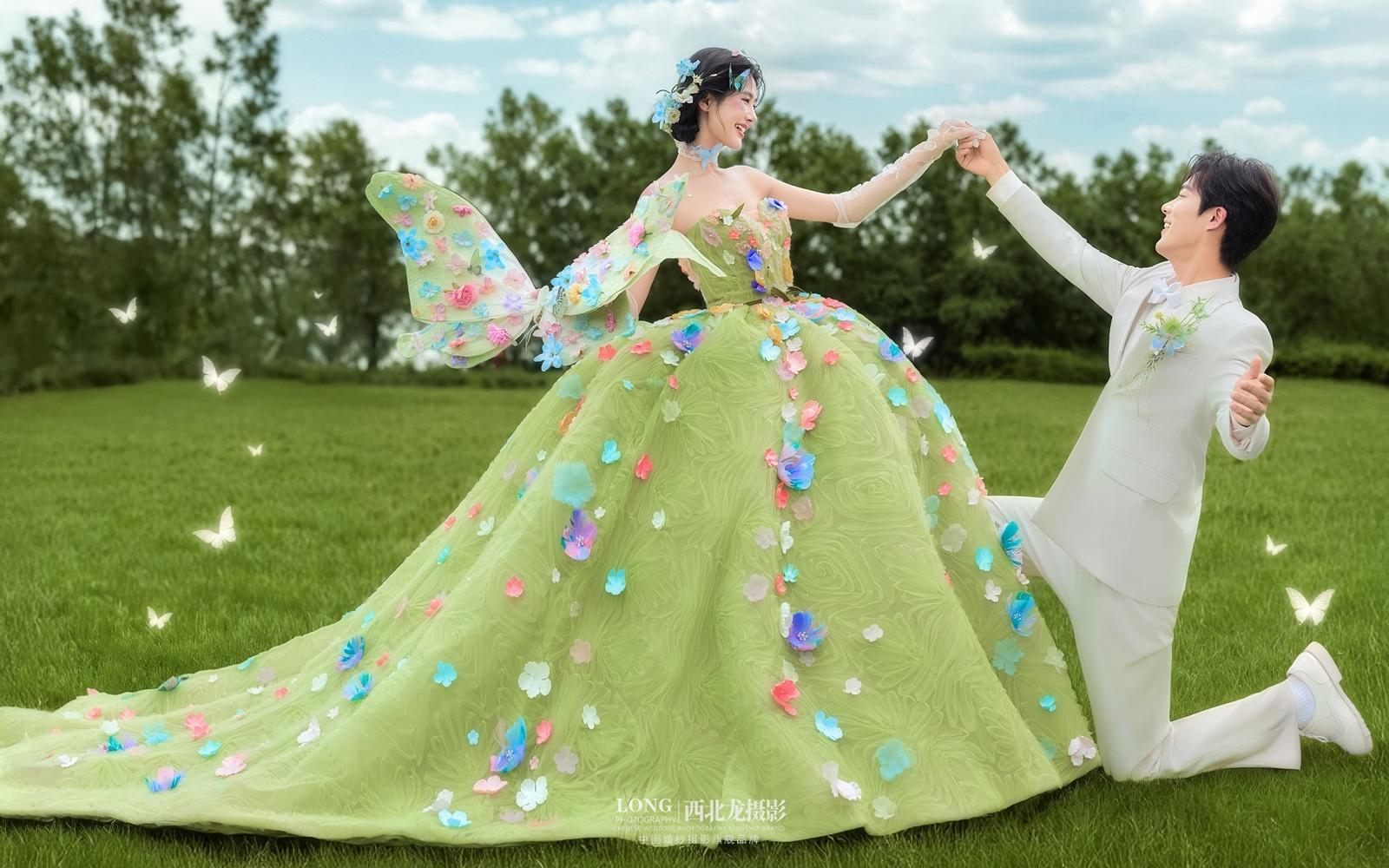 要夸一万次的精灵公主婚纱照💓成片超仙❗