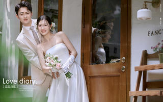客片分享|超爱的小清新韩系婚纱照