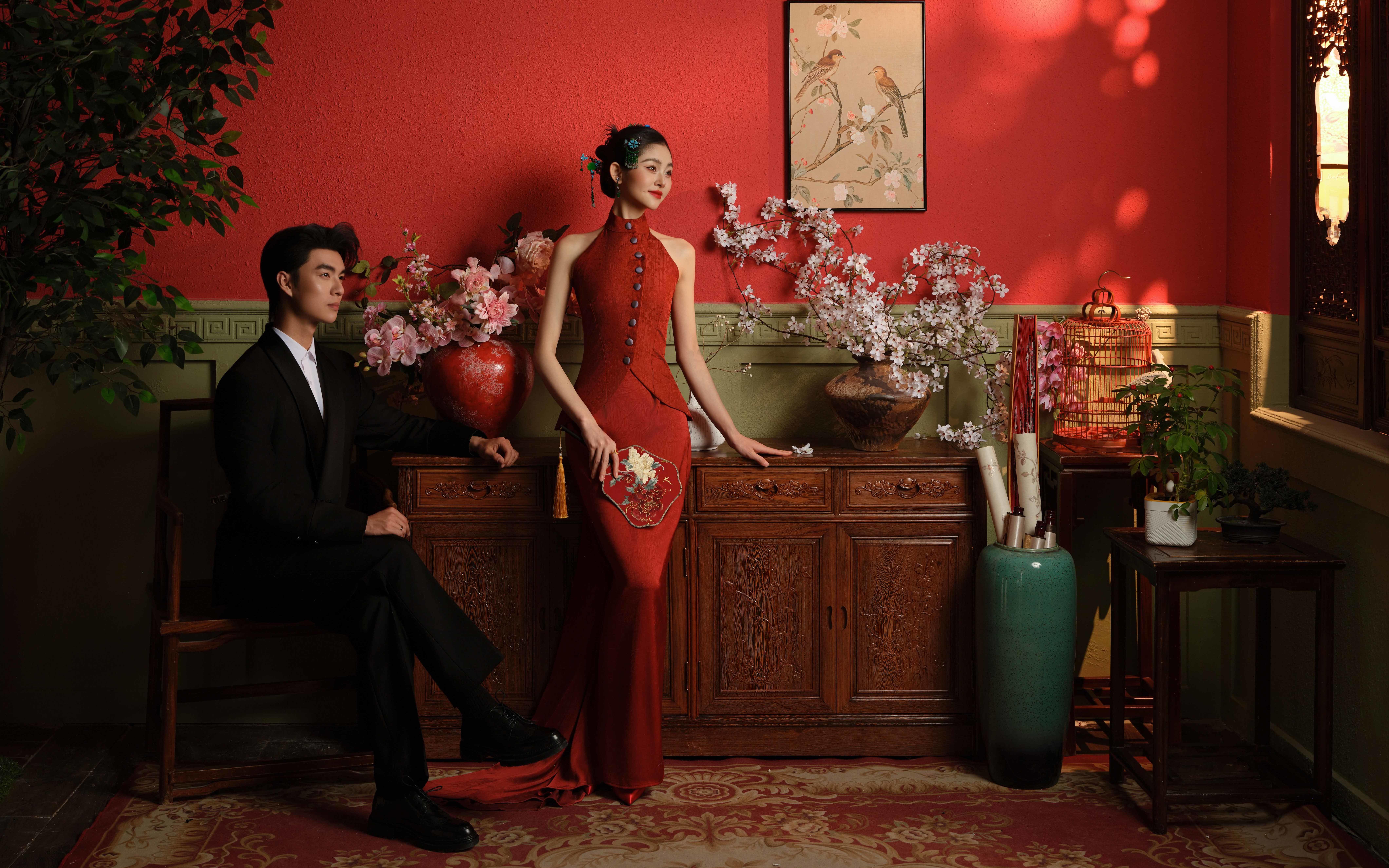 沉浸式体验东方美学❗00后喜欢的中式婚纱照